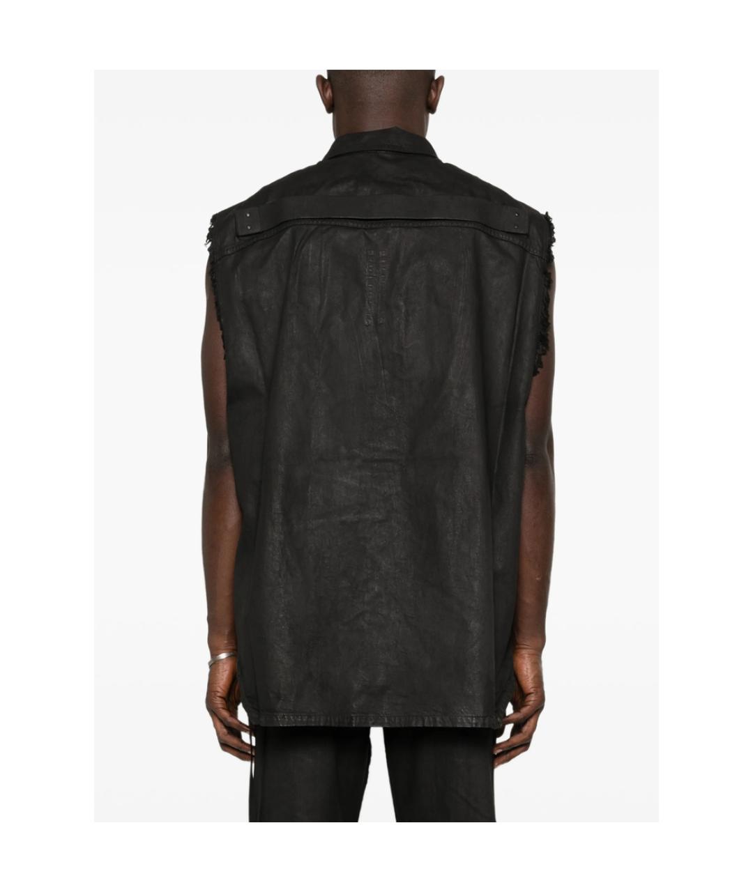 RICK OWENS DRKSHDW Черный жилет, фото 5