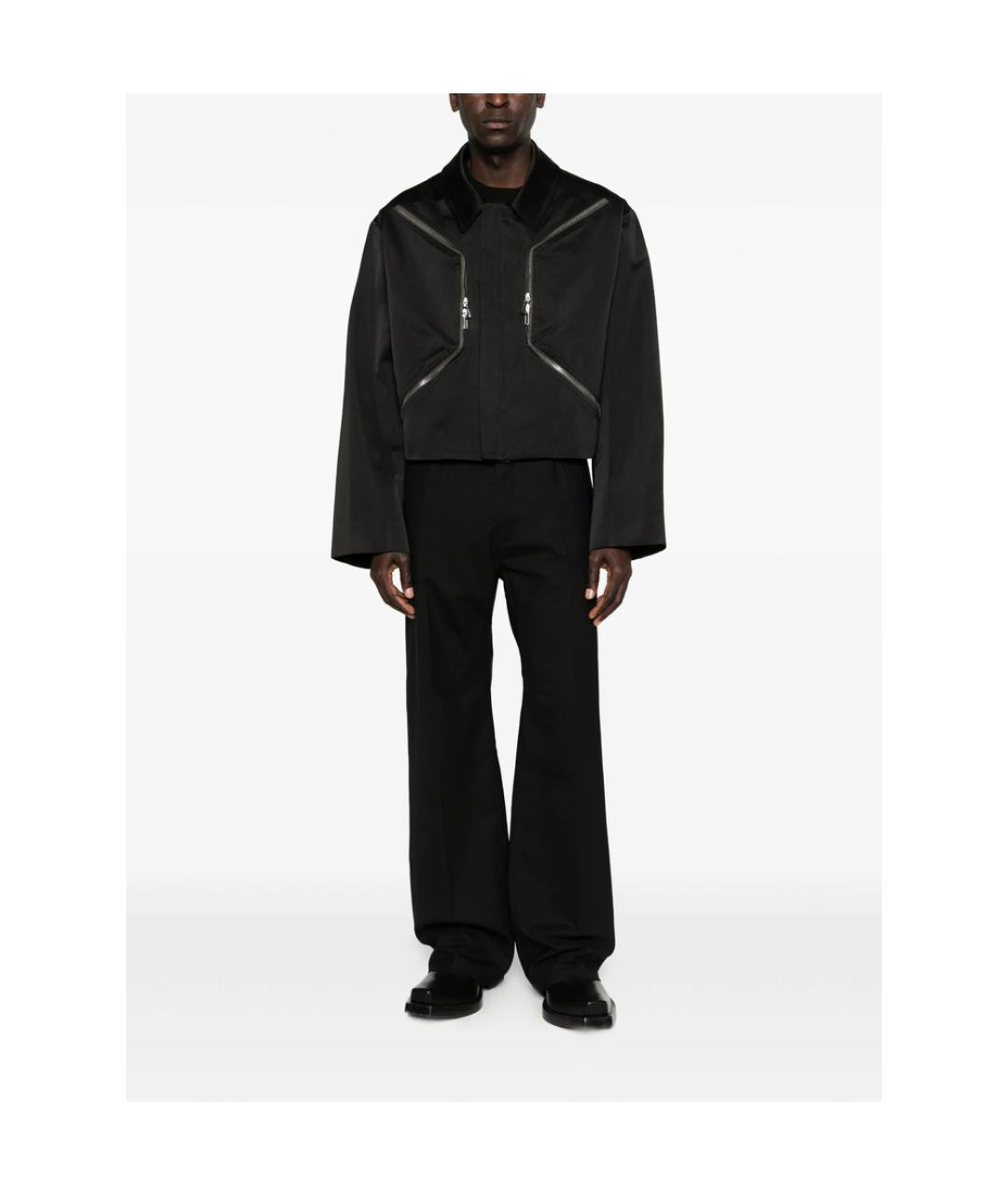 RICK OWENS Черная полиэстеровая куртка, фото 2