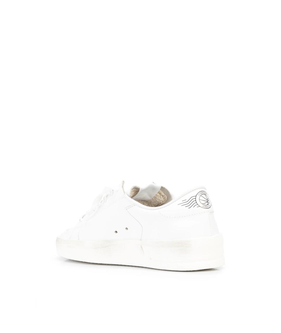 GOLDEN GOOSE Белые синтетические кеды, фото 3