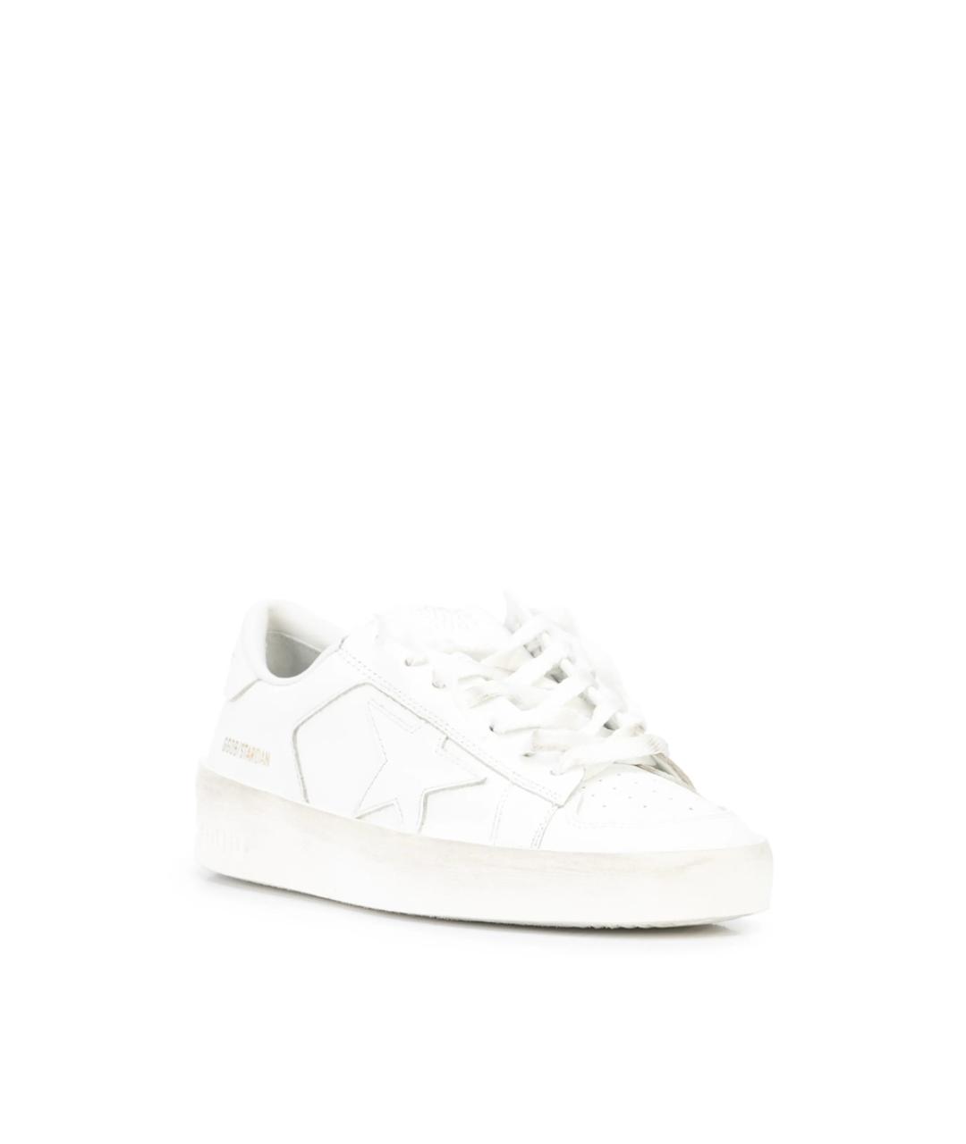 GOLDEN GOOSE Белые синтетические кеды, фото 2