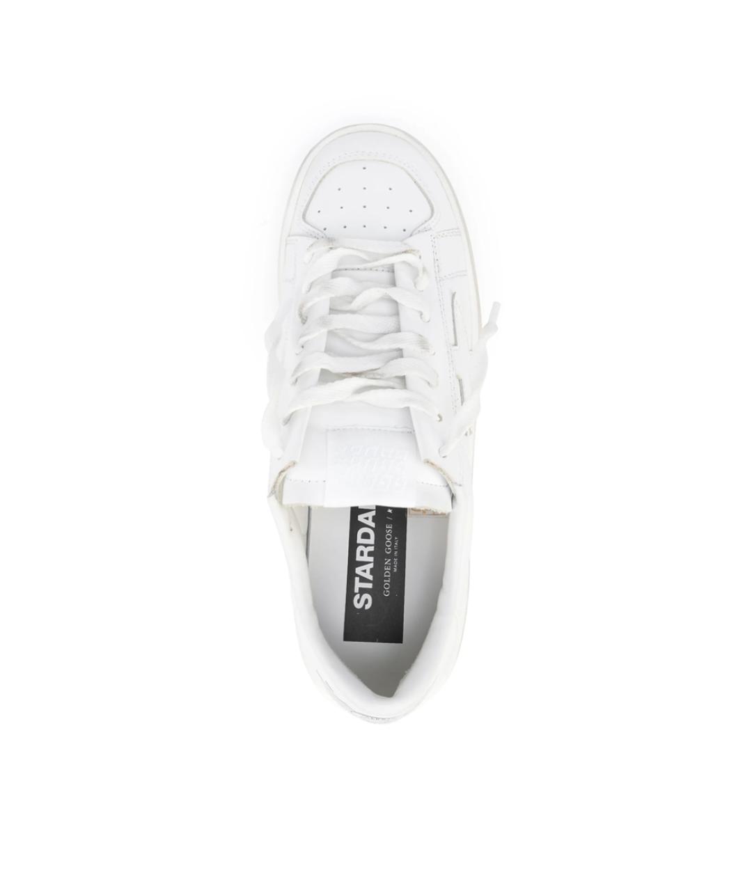 GOLDEN GOOSE Белые синтетические кеды, фото 4