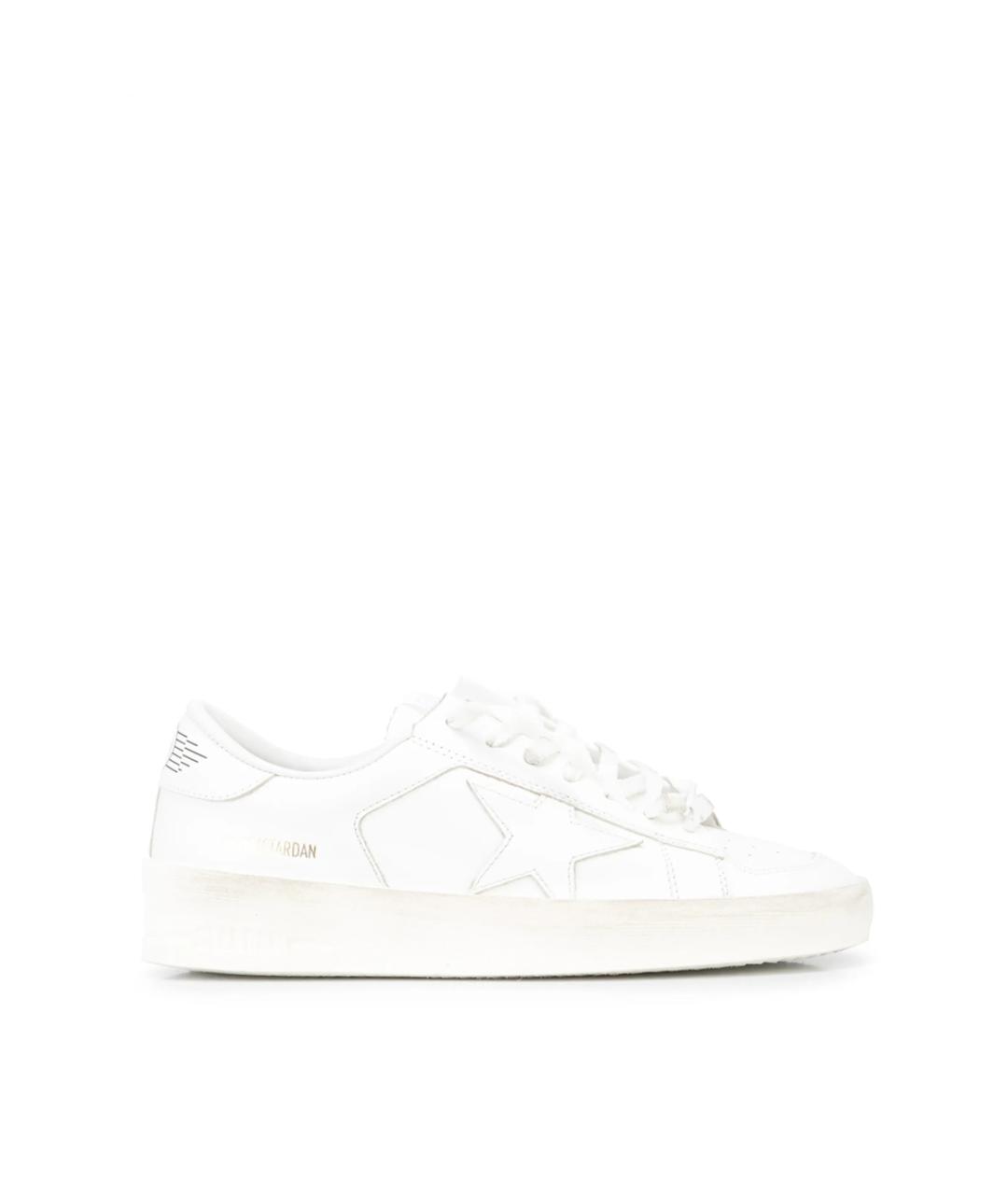 GOLDEN GOOSE Белые синтетические кеды, фото 1