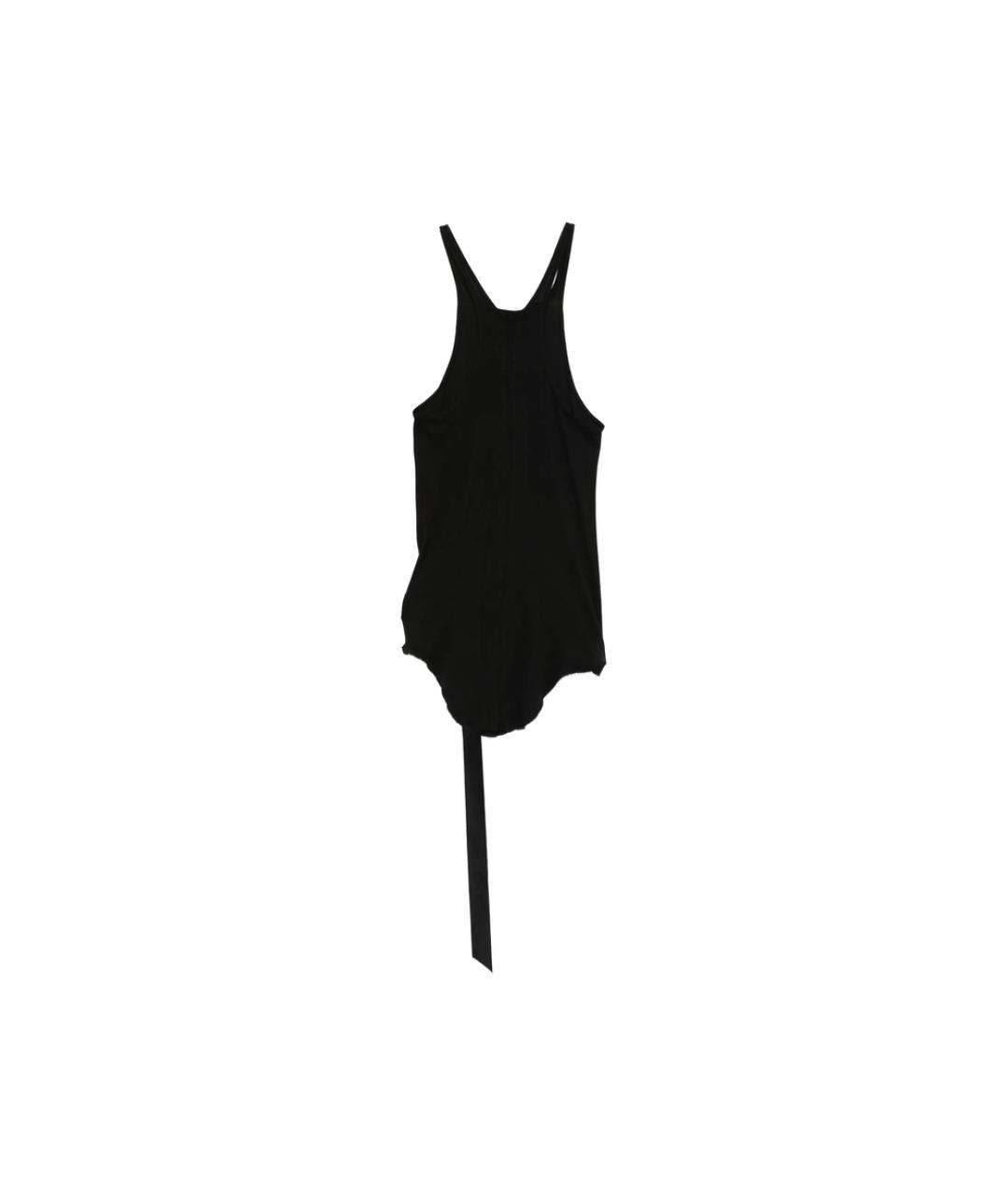 RICK OWENS DRKSHDW Черная хлопковая майка, фото 2