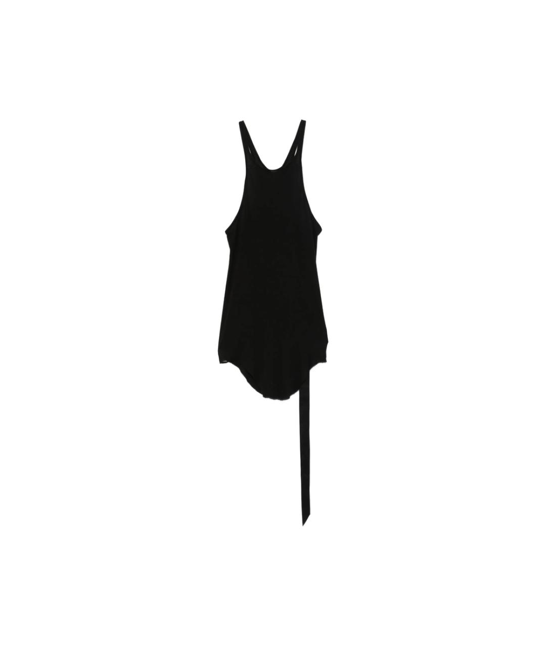 RICK OWENS DRKSHDW Черная хлопковая майка, фото 1
