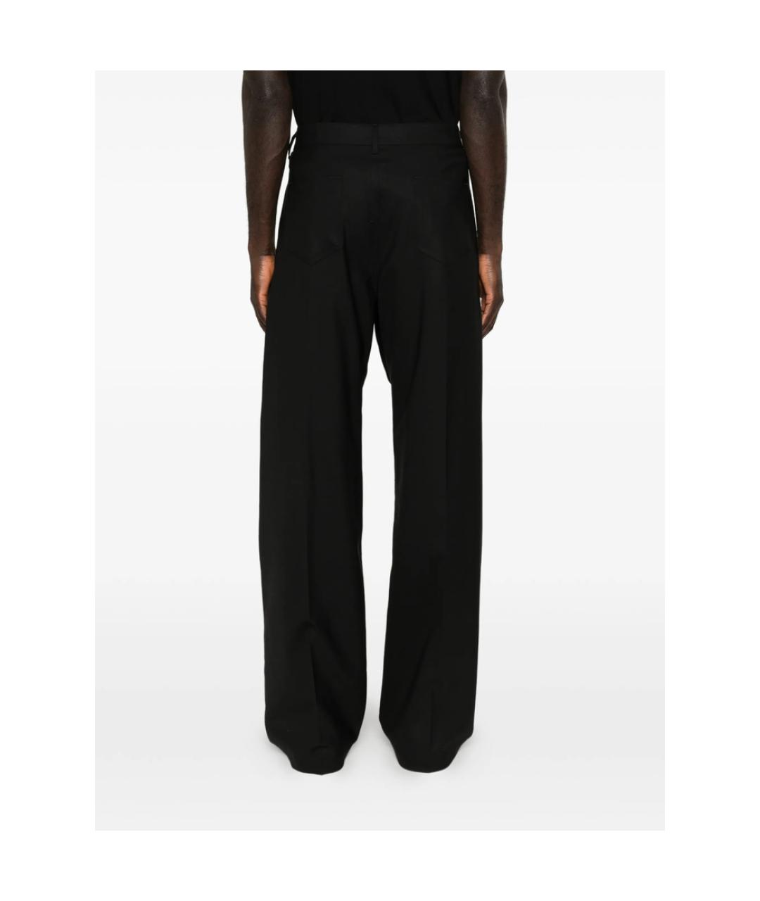 RICK OWENS Черные хлопковые прямые джинсы, фото 4