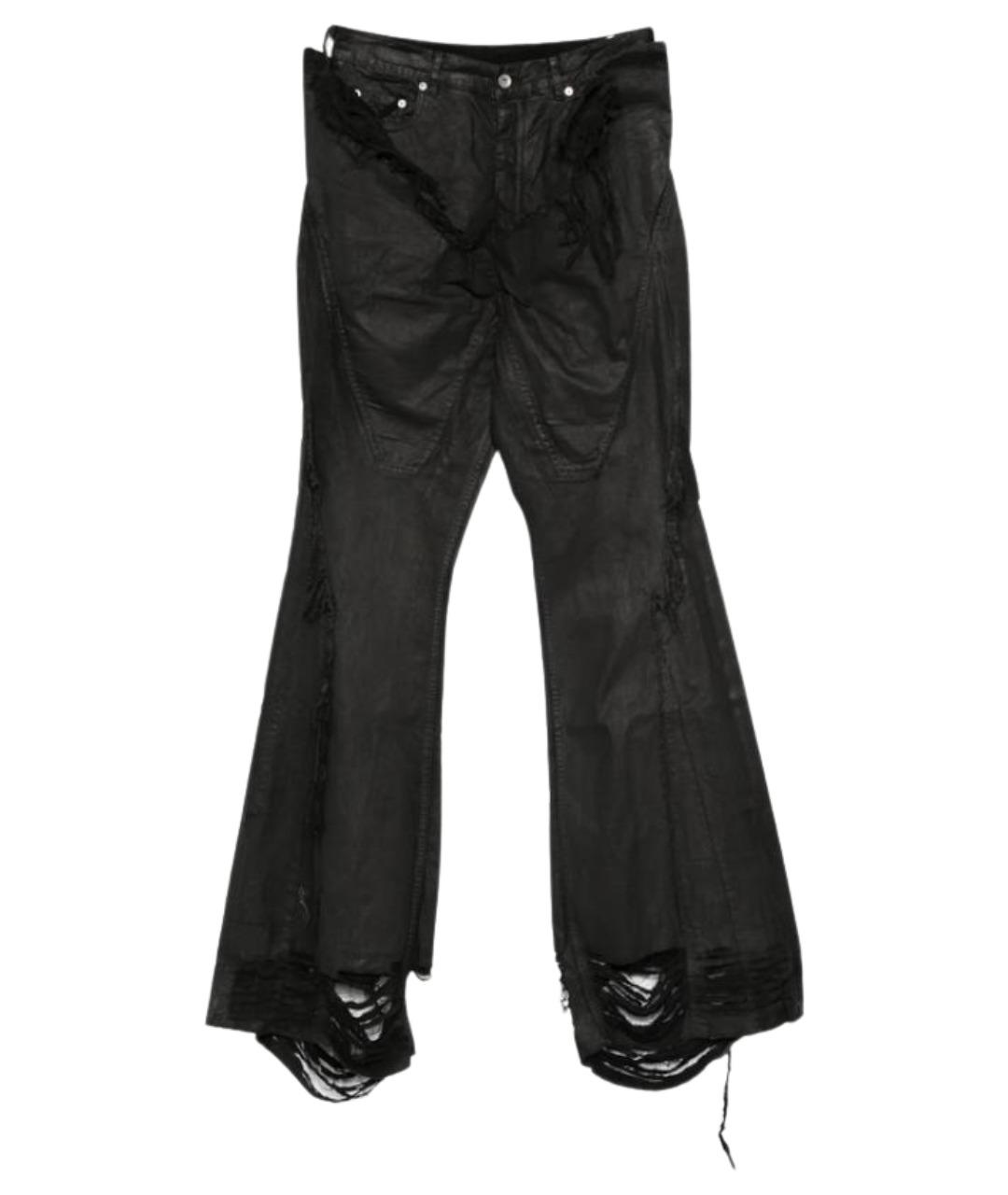 RICK OWENS DRKSHDW Черные хлопковые джинсы, фото 1