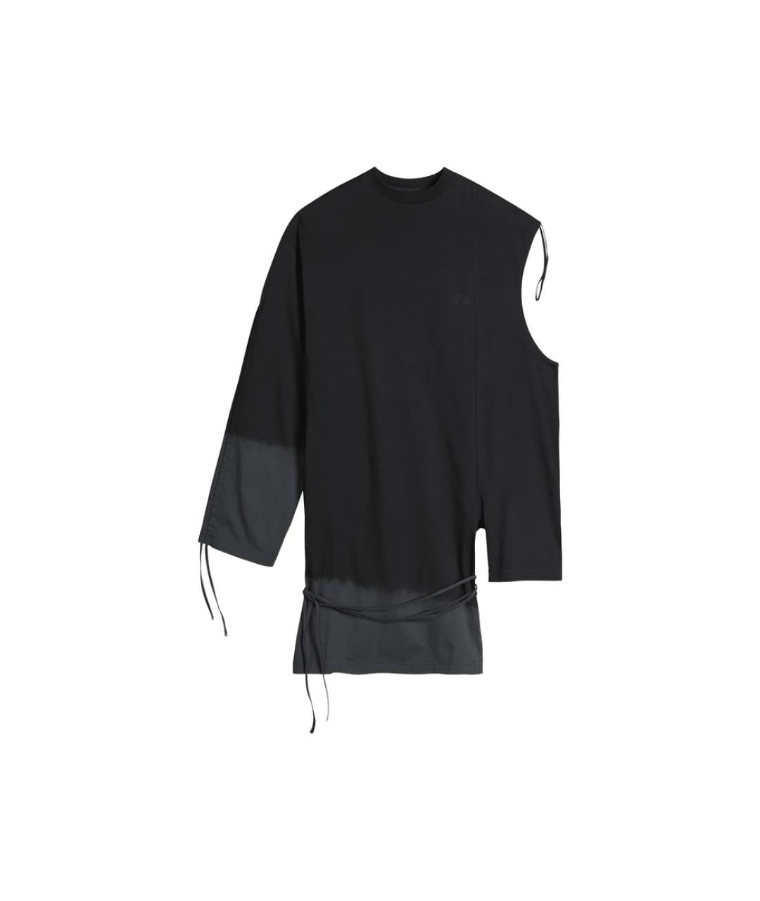 Y-3 Черная футболка, фото 3