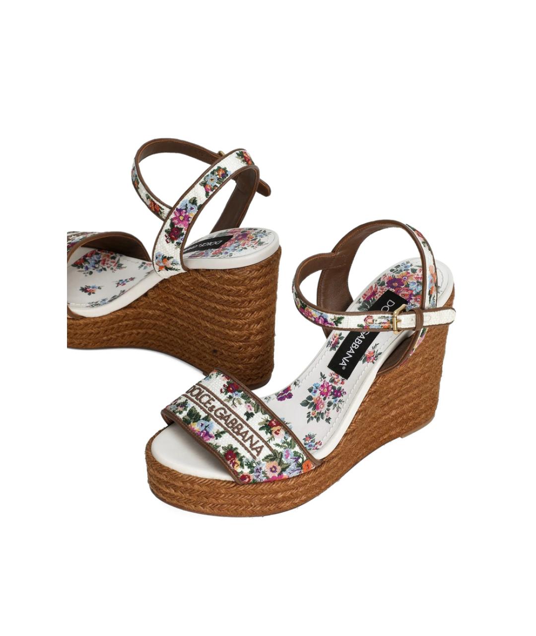 DOLCE&GABBANA Мульти босоножки, фото 3