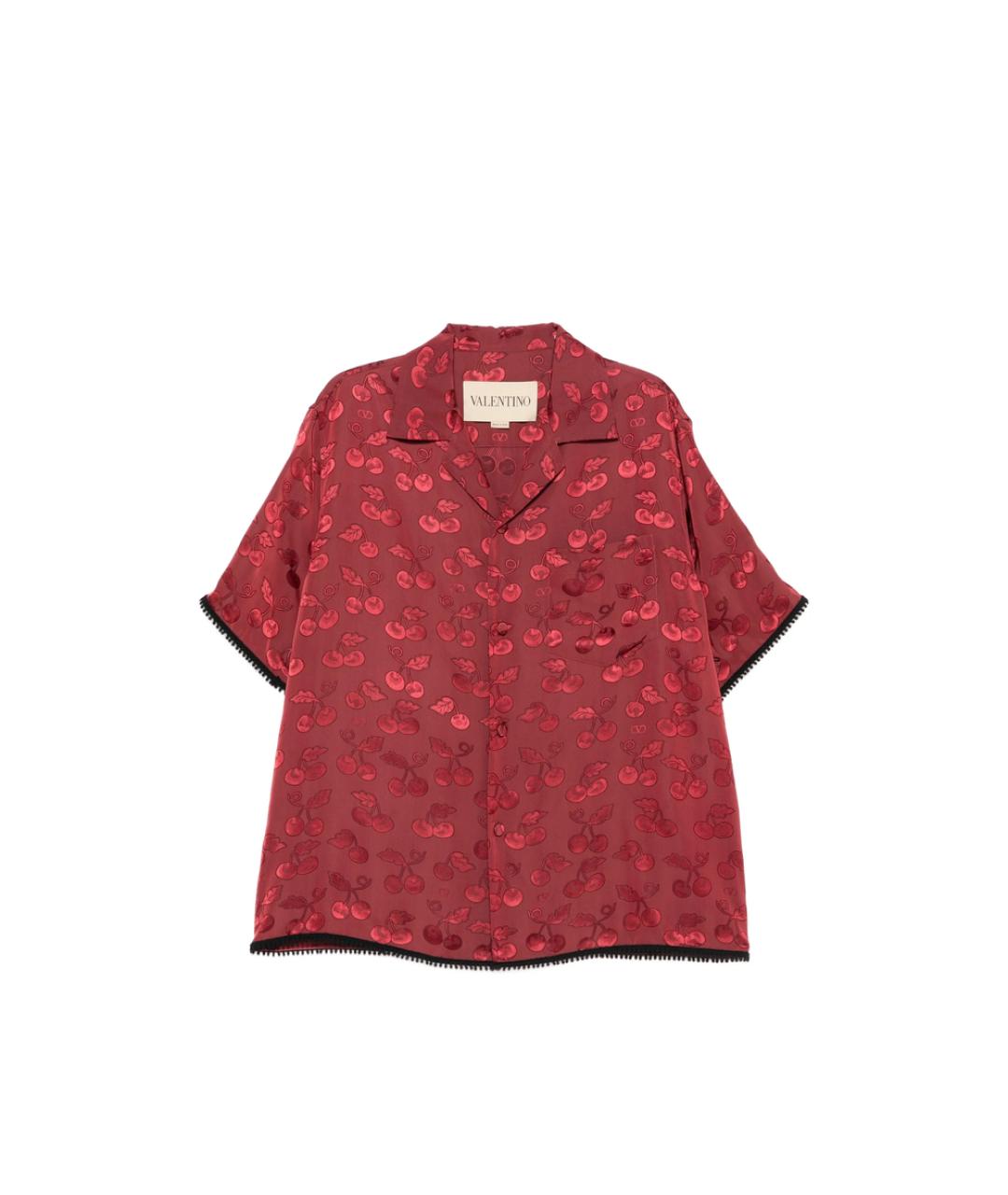 VALENTINO Красная кэжуал рубашка, фото 1