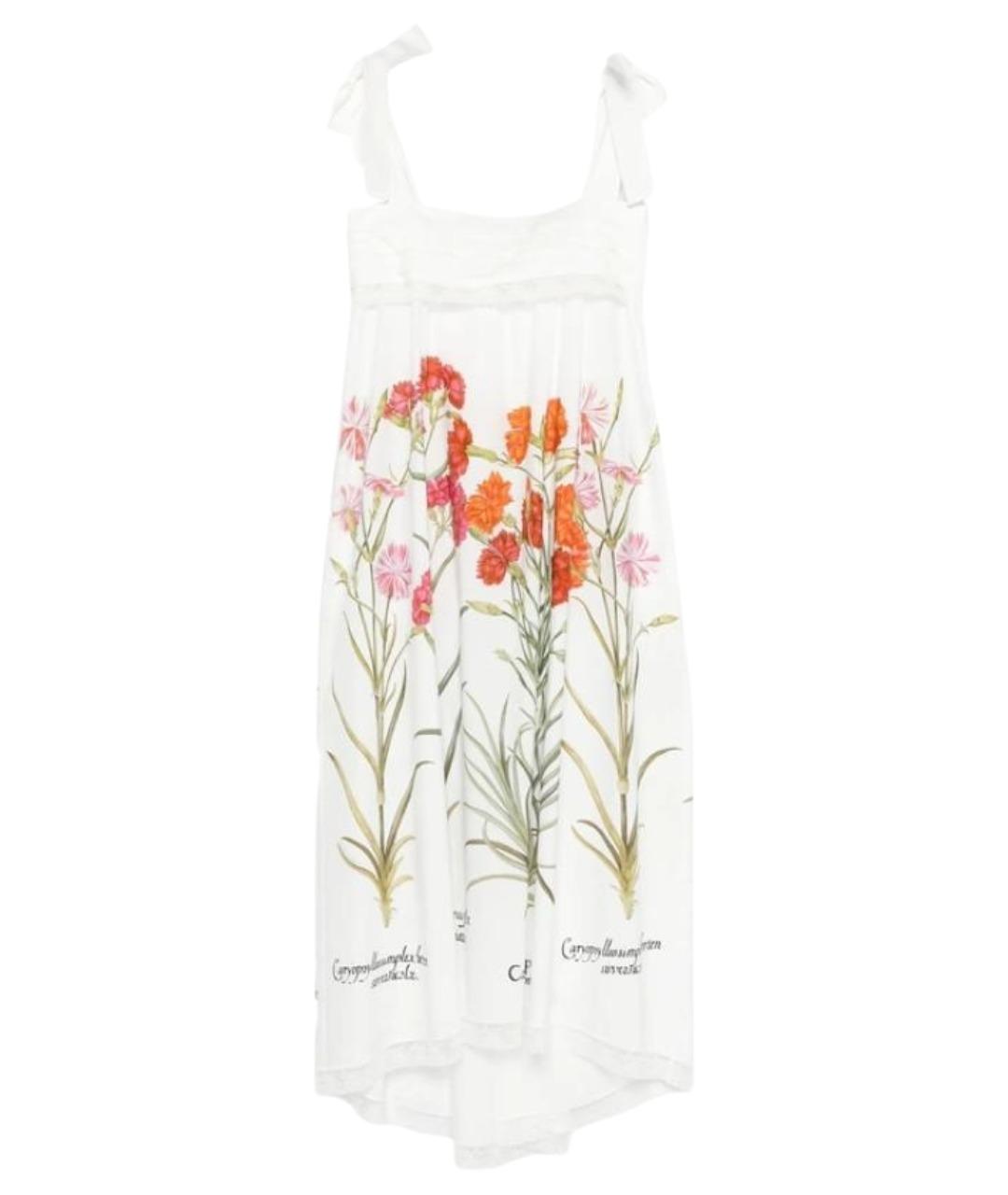 ALBERTA FERRETTI Мульти хлопковое повседневное платье, фото 1