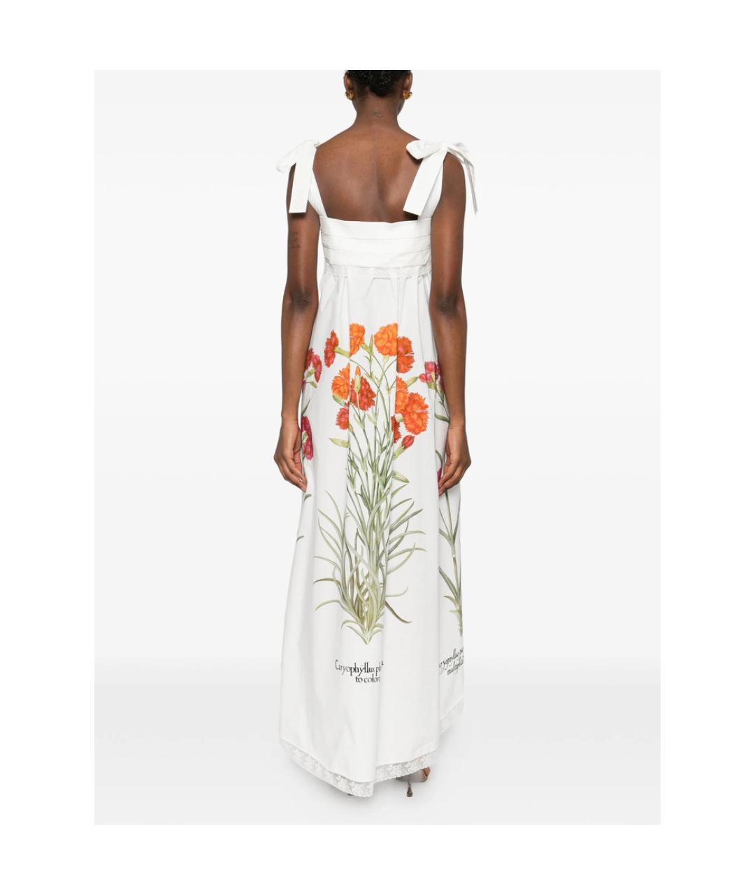 ALBERTA FERRETTI Мульти хлопковое повседневное платье, фото 4