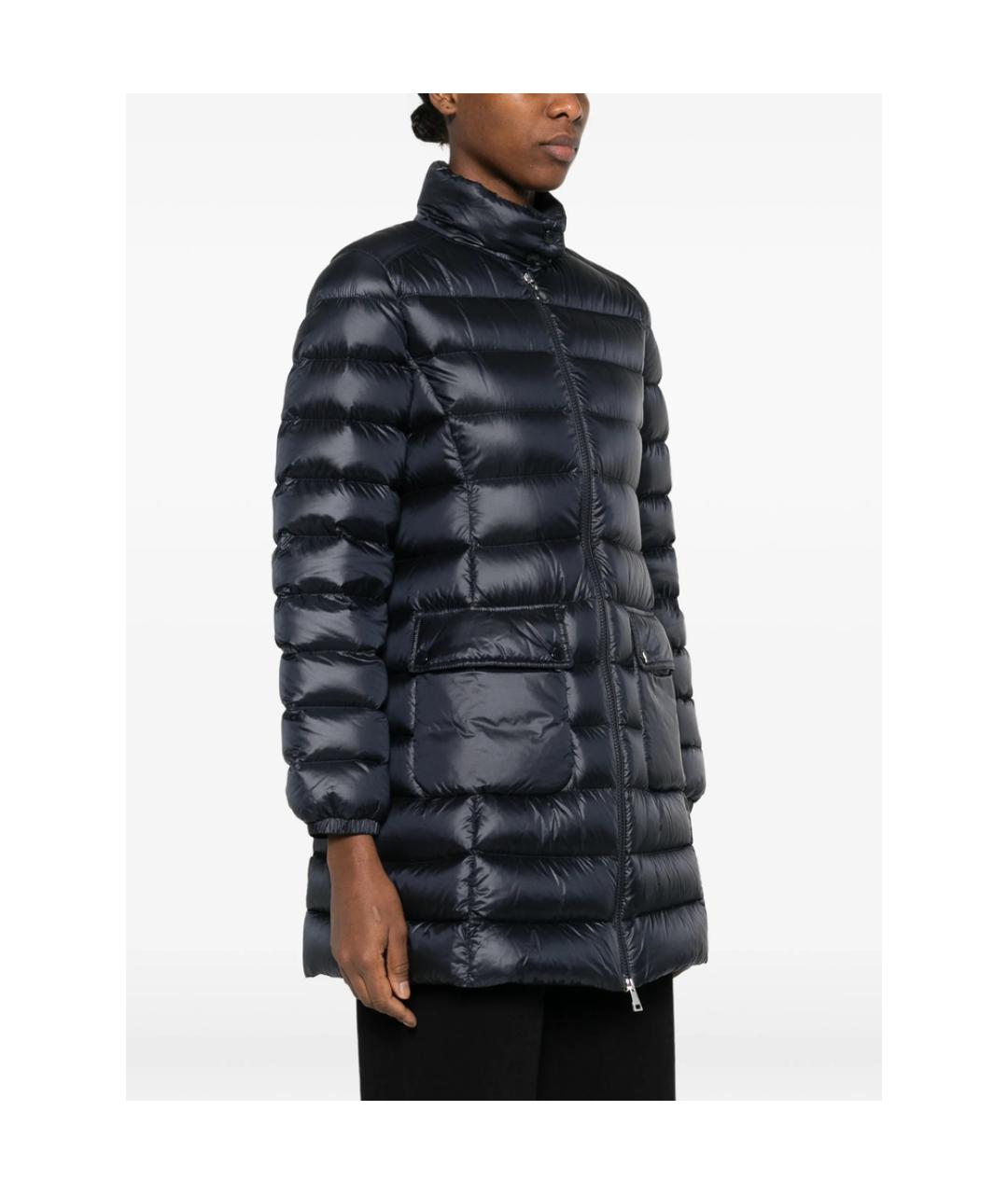 MONCLER Синяя полиэстеровая парка, фото 5