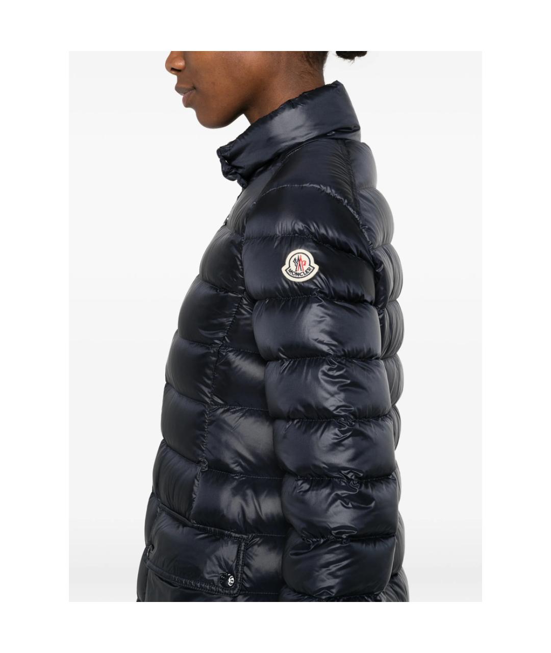 MONCLER Синяя полиэстеровая парка, фото 2