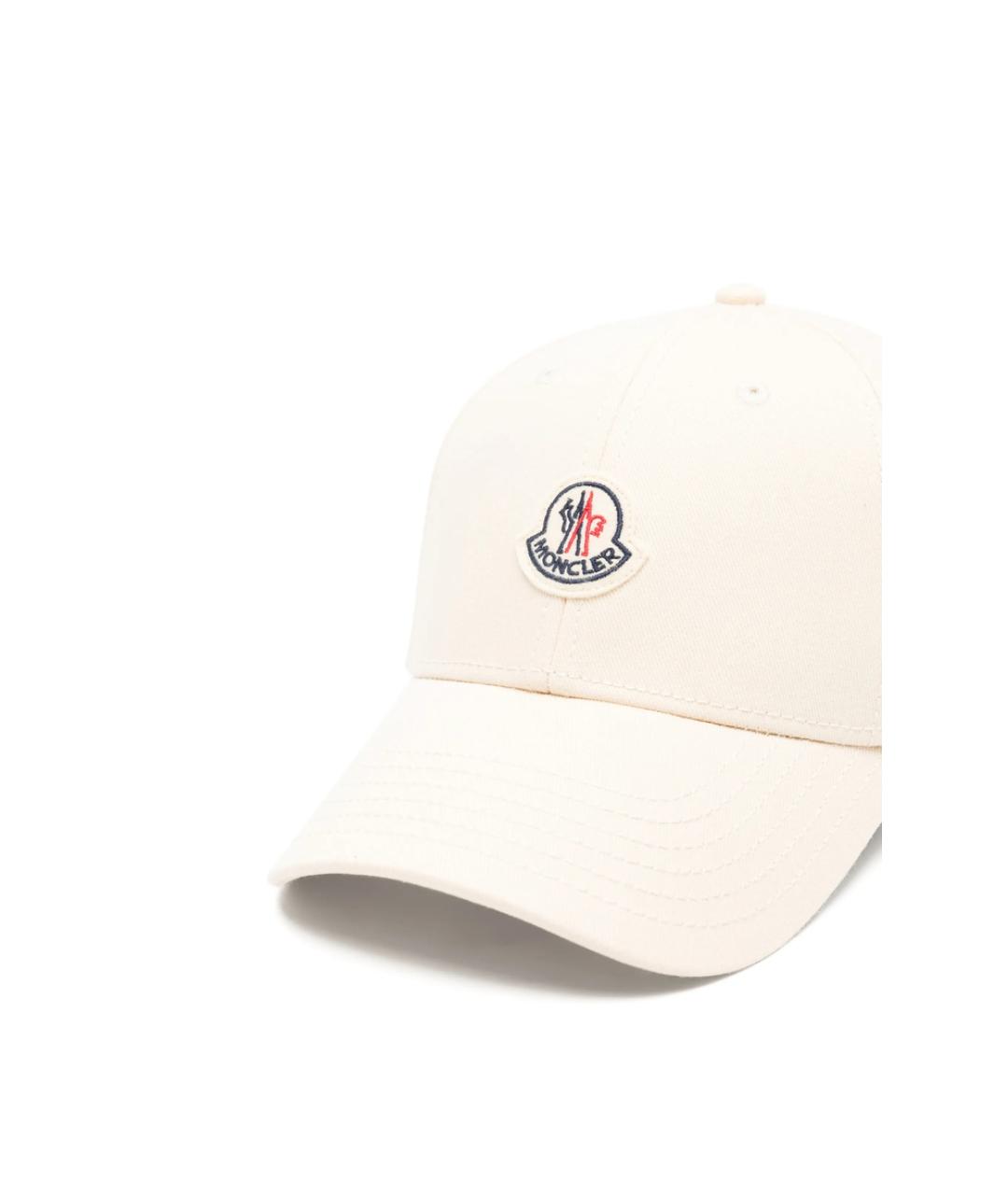 MONCLER Бежевая кепка, фото 3