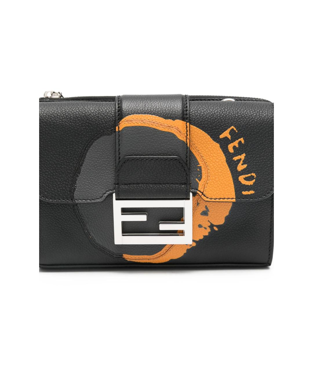 FENDI Черная сумка на плечо, фото 5