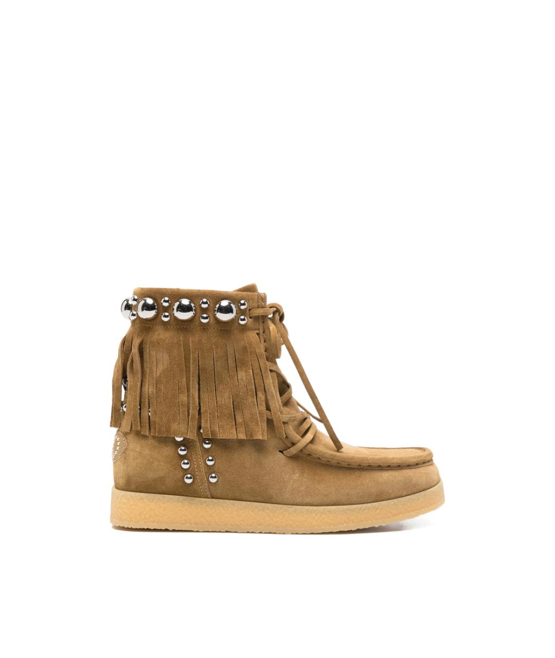 VALENTINO Коричневые кожаные туфли, фото 1