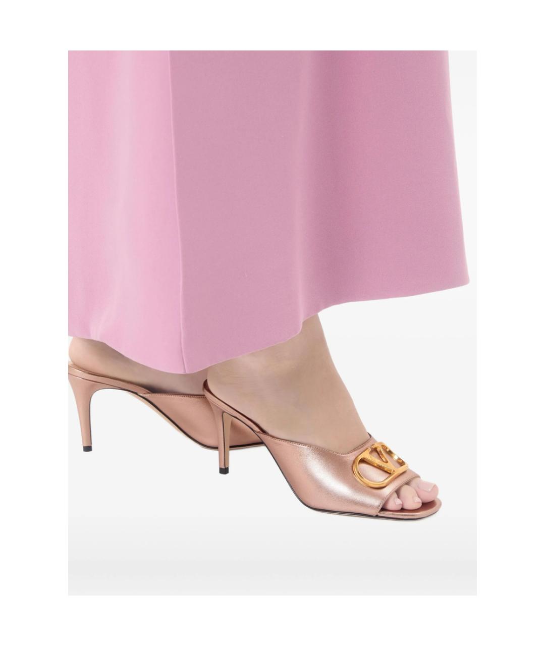 VALENTINO Розовые кожаные туфли, фото 5