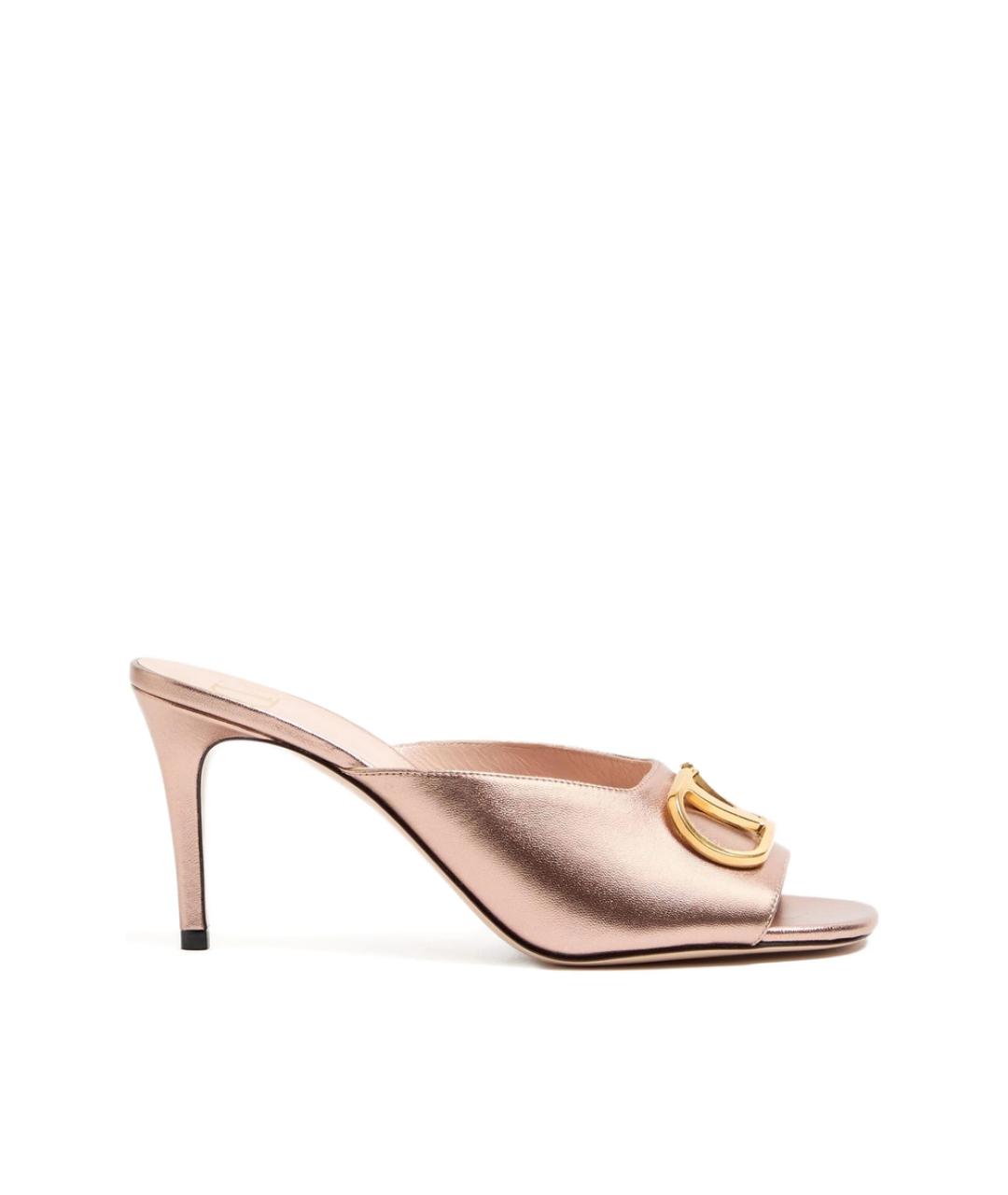 VALENTINO Розовые кожаные туфли, фото 1
