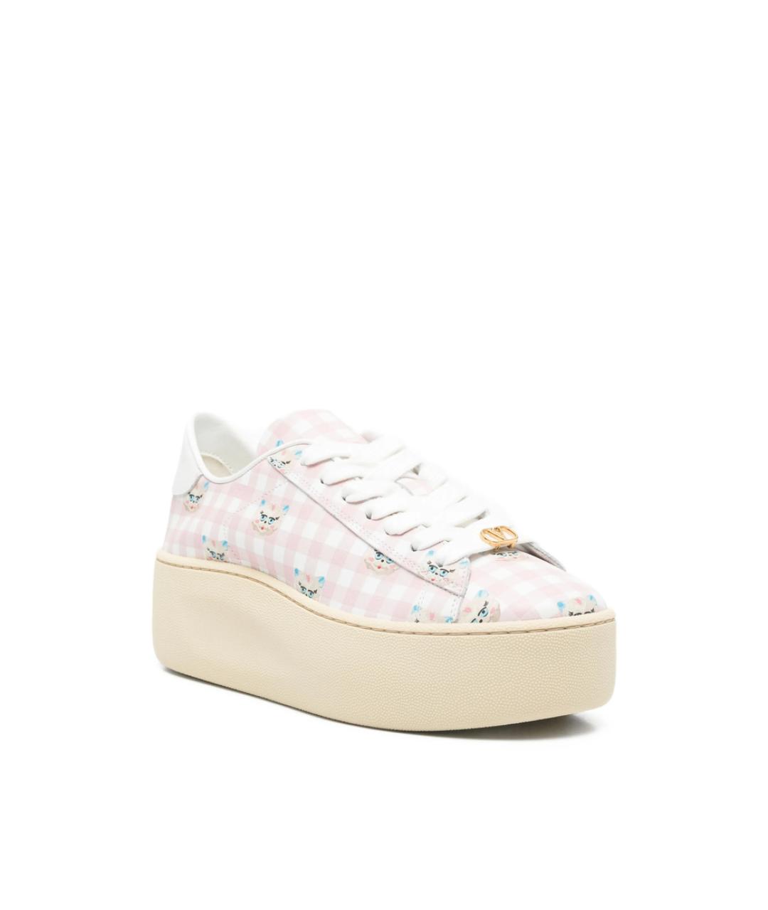 VALENTINO Розовые кожаные туфли, фото 3