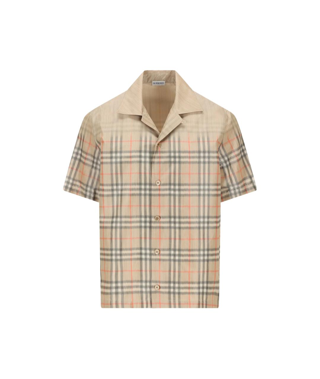 BURBERRY Бежевая кэжуал рубашка, фото 1