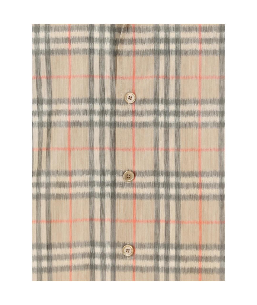 BURBERRY Бежевая кэжуал рубашка, фото 4