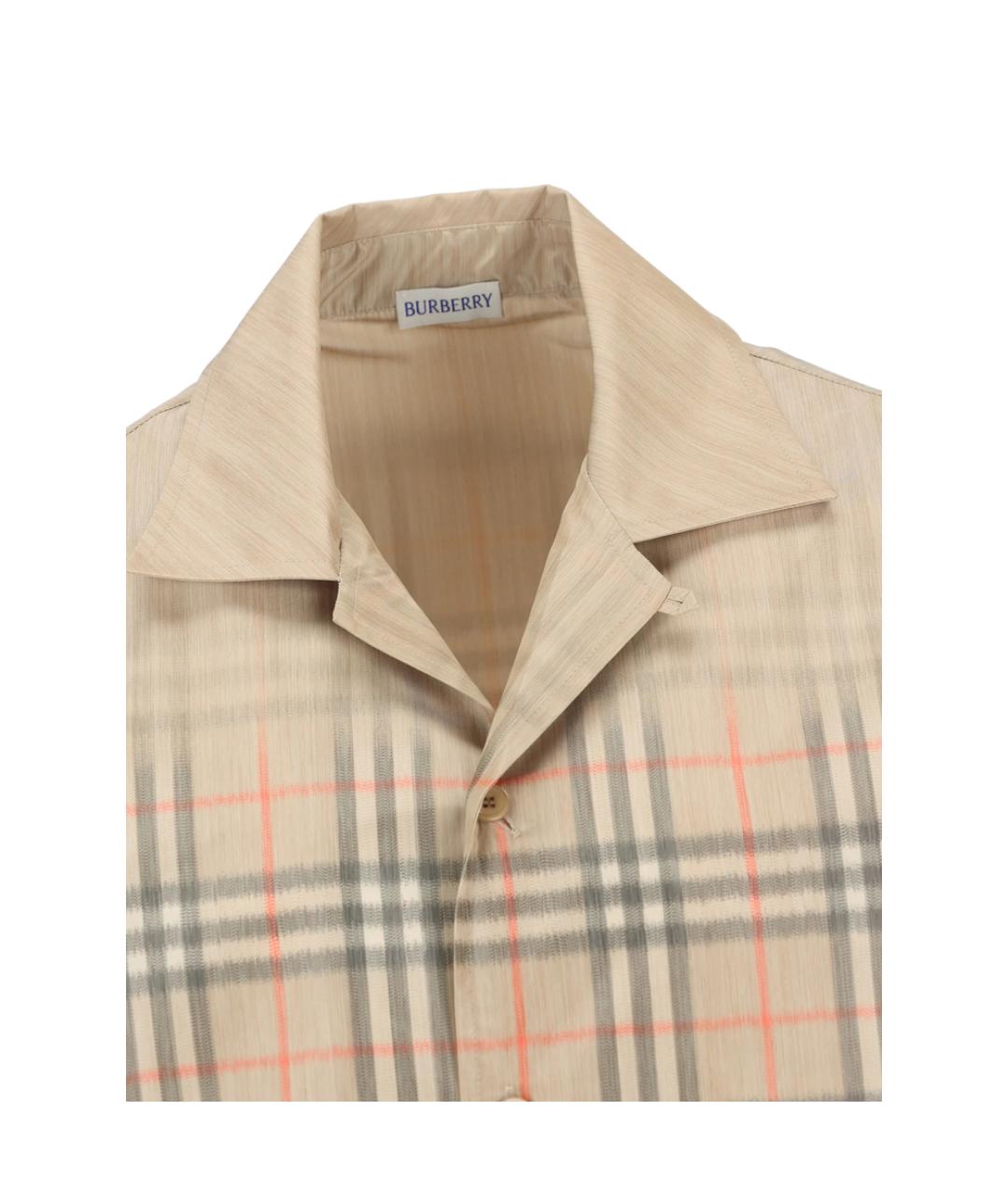 BURBERRY Бежевая кэжуал рубашка, фото 3