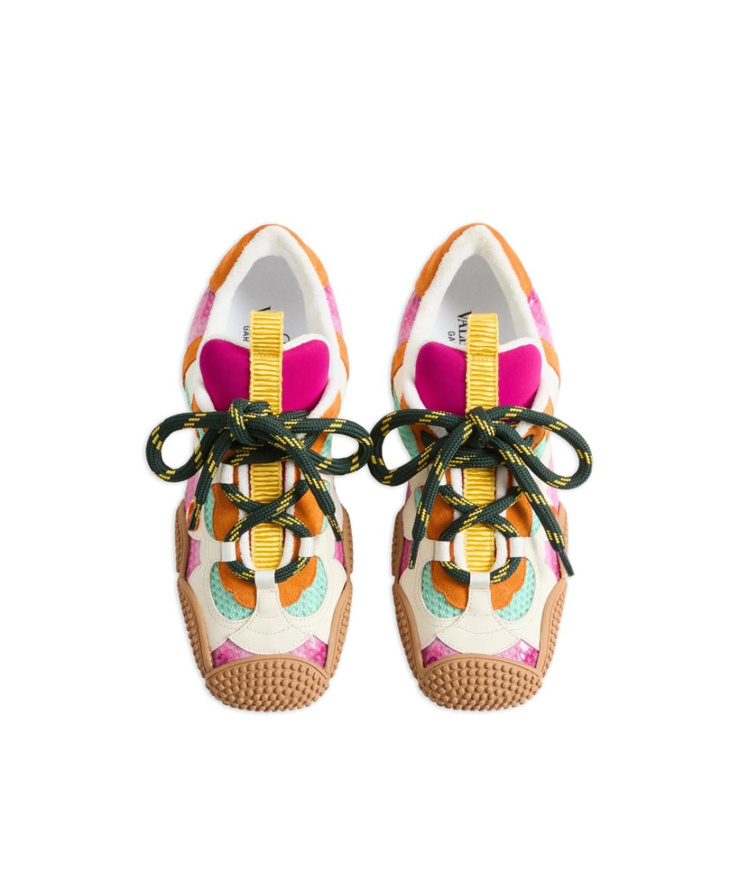 VALENTINO Розовые синтетические туфли, фото 6