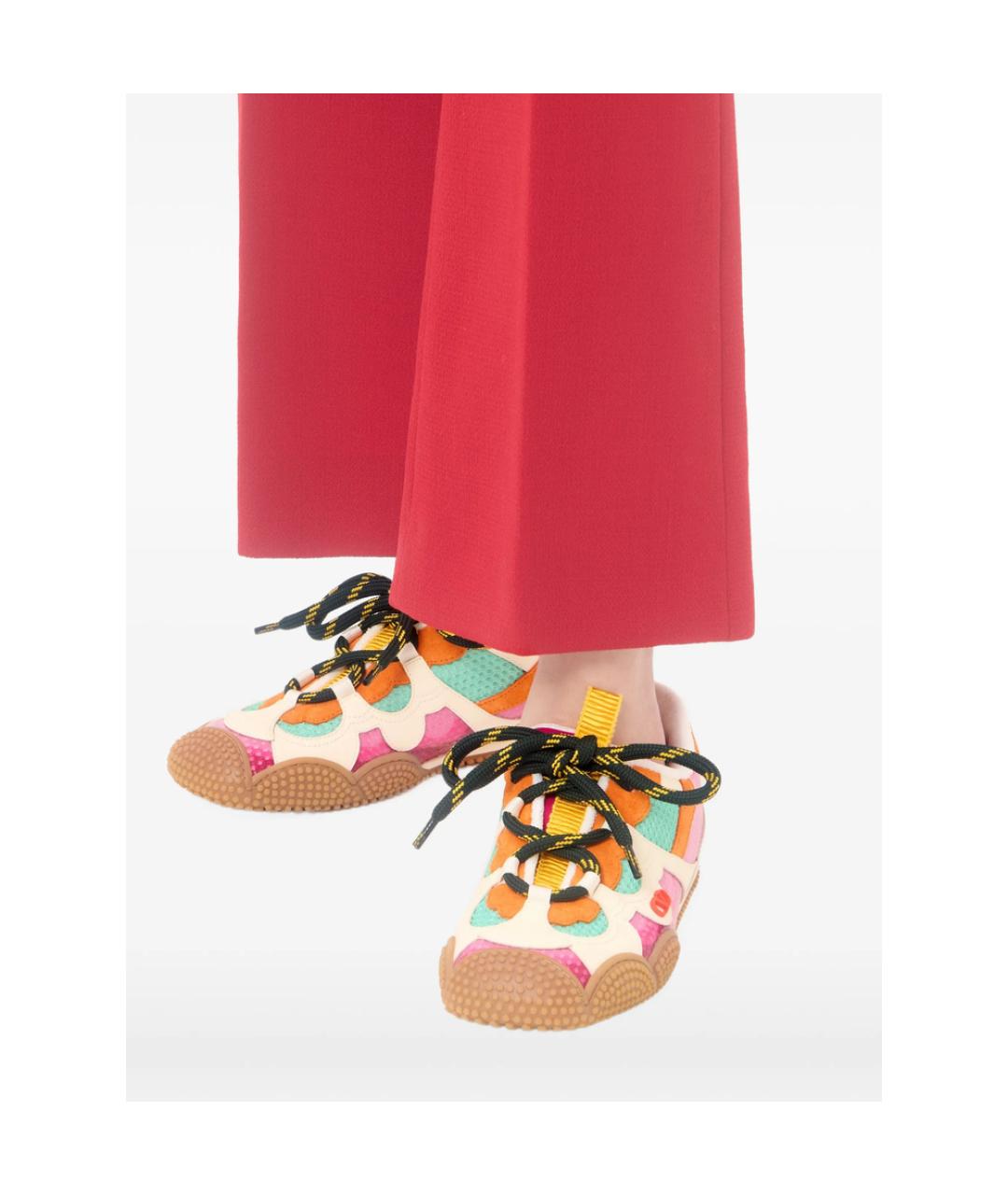 VALENTINO Розовые синтетические туфли, фото 5