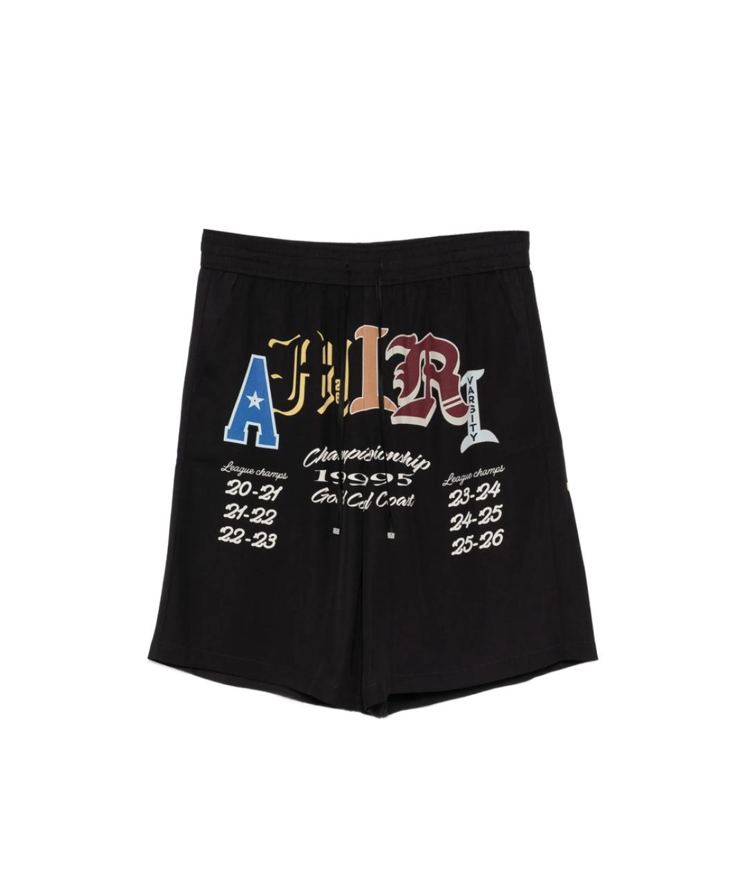 AMIRI Черные хлопковые шорты, фото 1