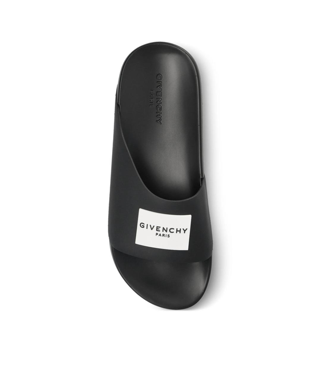 GIVENCHY Черные шлепанцы, фото 5