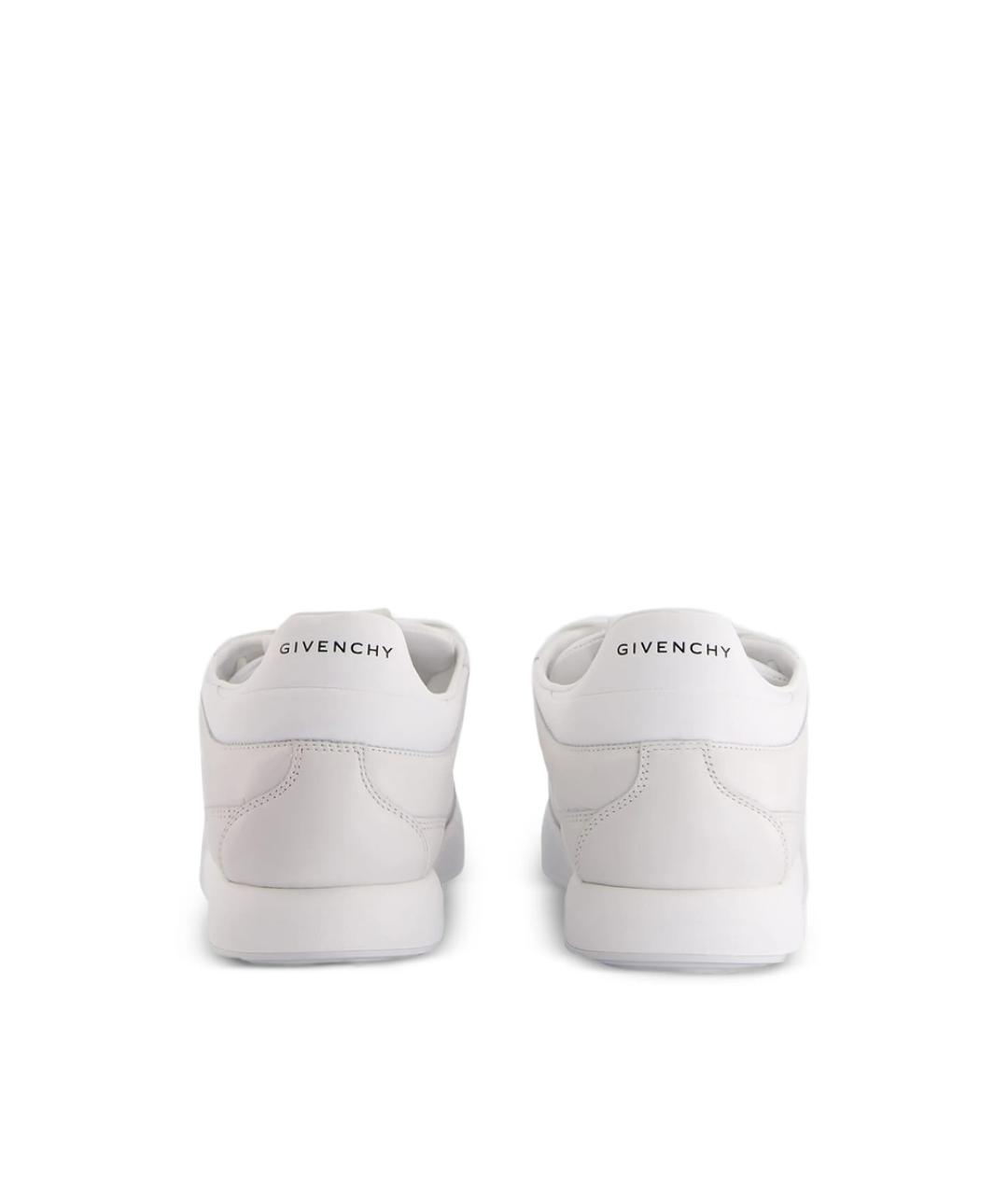 GIVENCHY Белые кожаные низкие кроссовки / кеды, фото 3