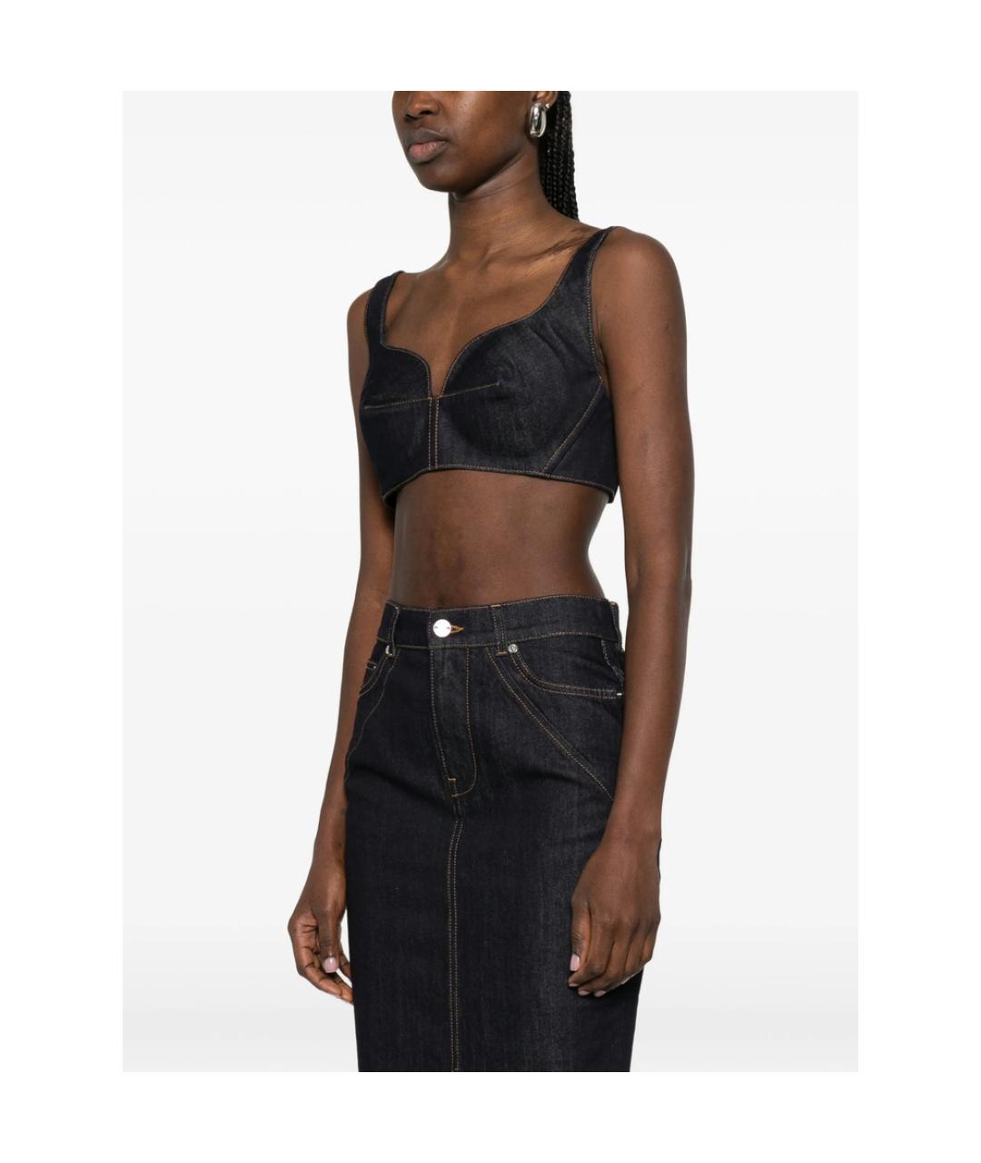 GIVENCHY Темно-синяя майка, фото 3