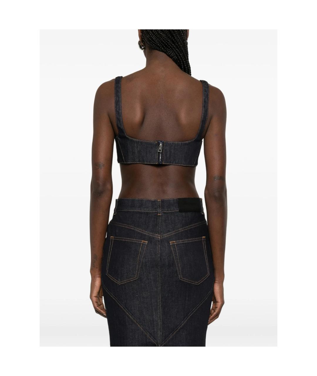 GIVENCHY Темно-синяя майка, фото 4