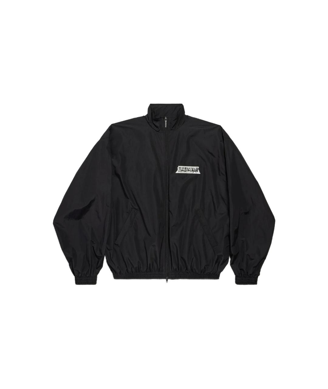 BALENCIAGA Черная хлопковая куртка, фото 1