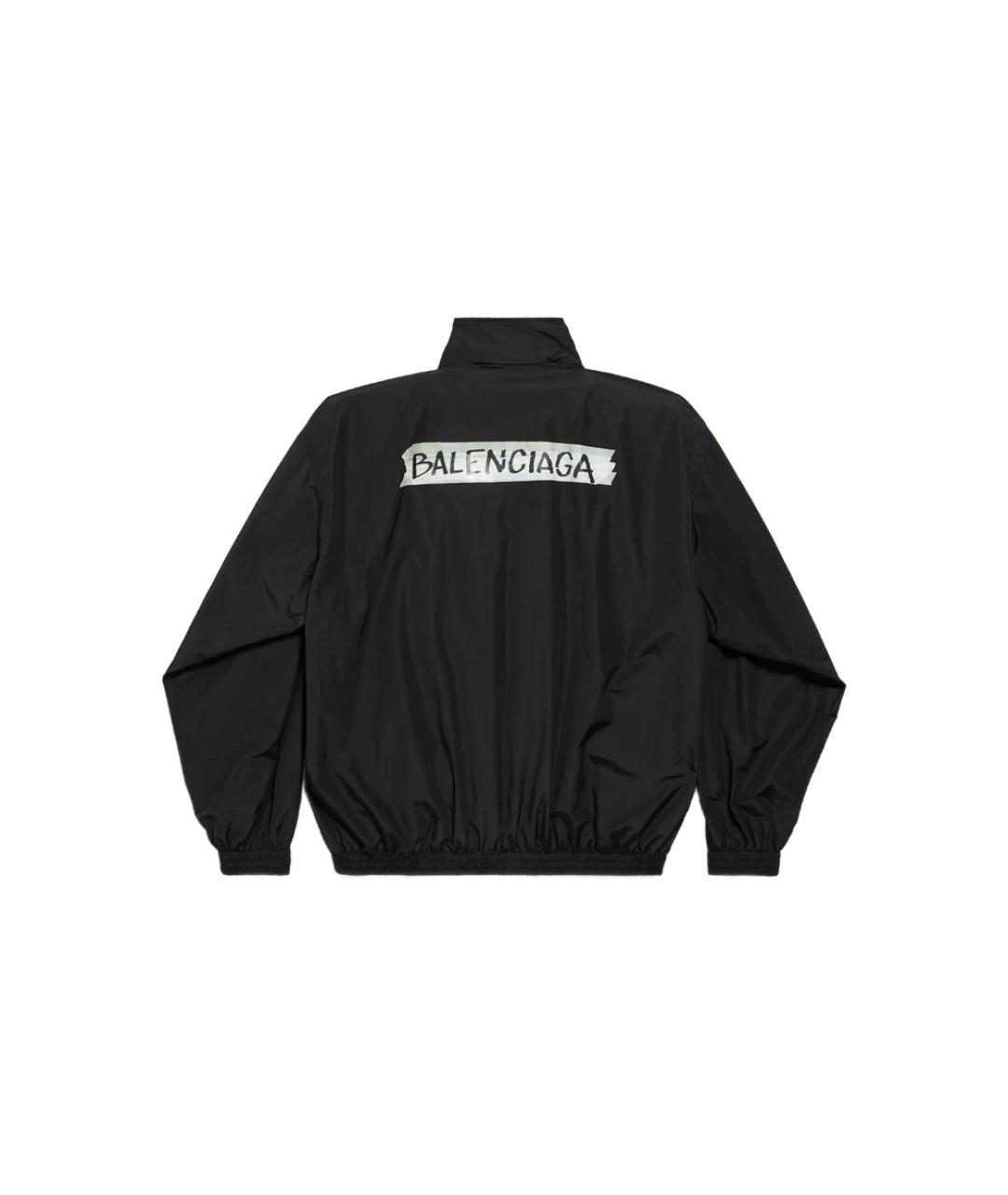 BALENCIAGA Черная хлопковая куртка, фото 2