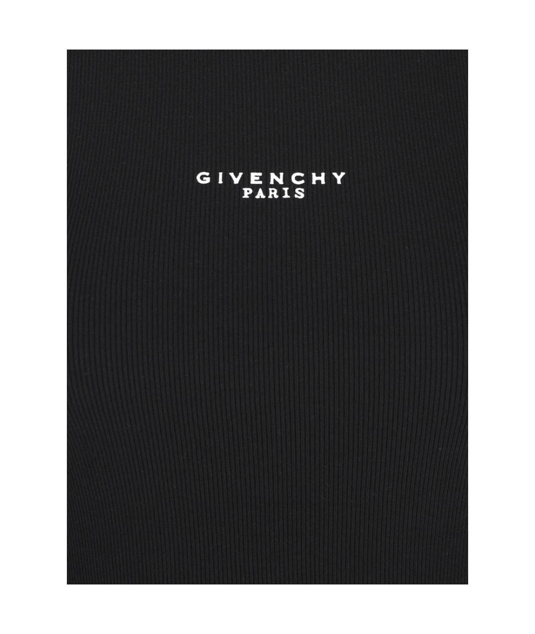 GIVENCHY Черная хлопковая майка, фото 3