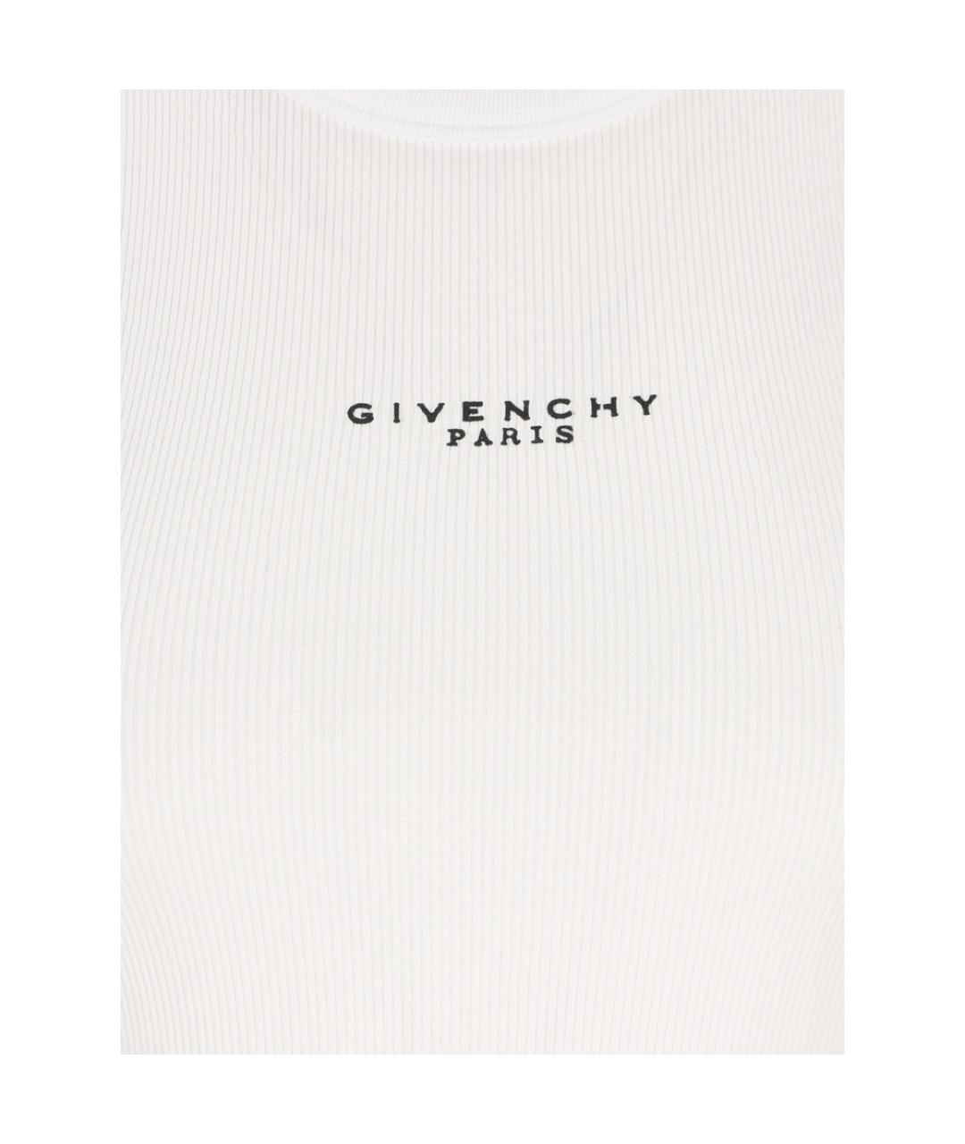GIVENCHY Белая хлопковая майка, фото 4