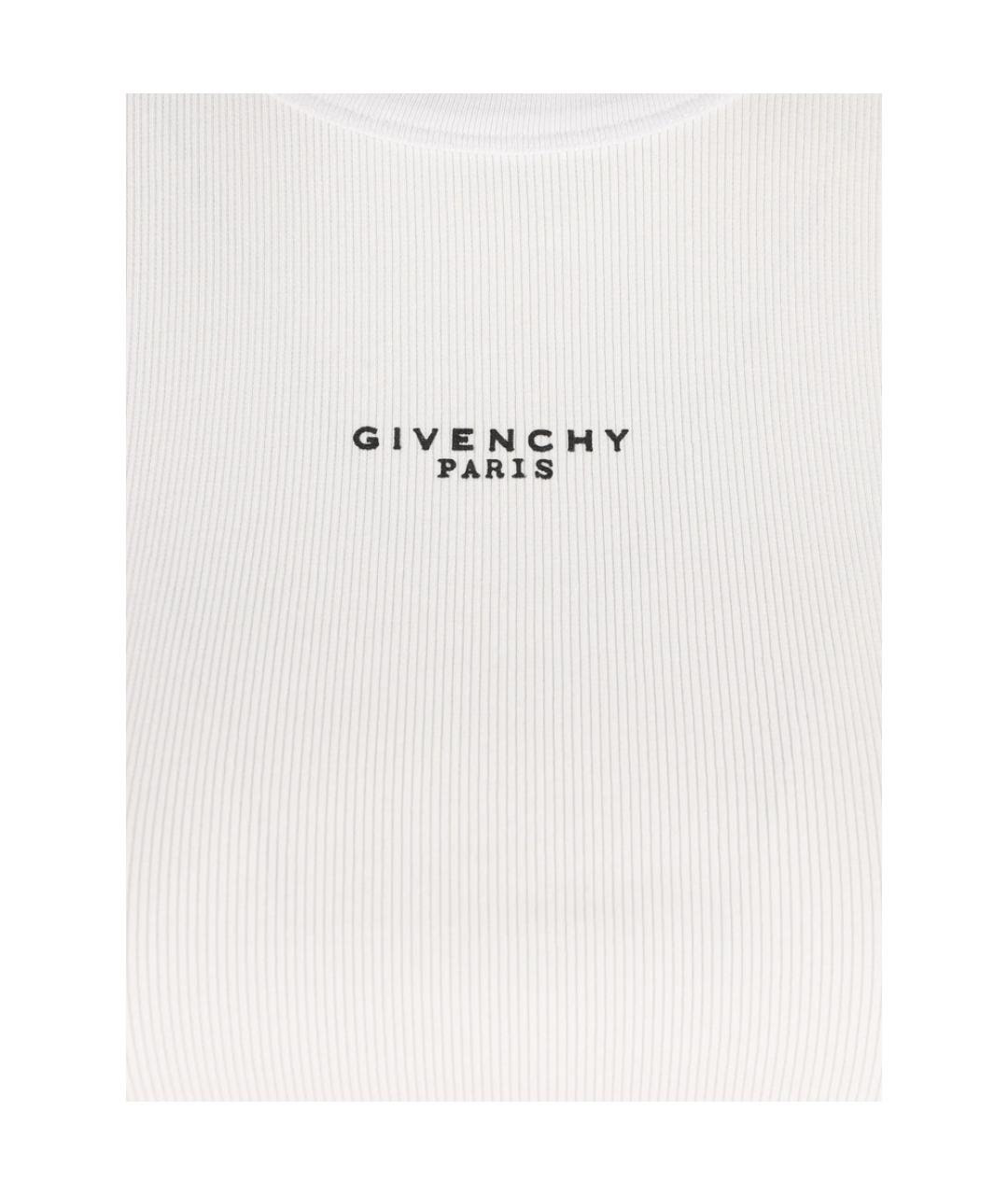 GIVENCHY Белая хлопковая майка, фото 3
