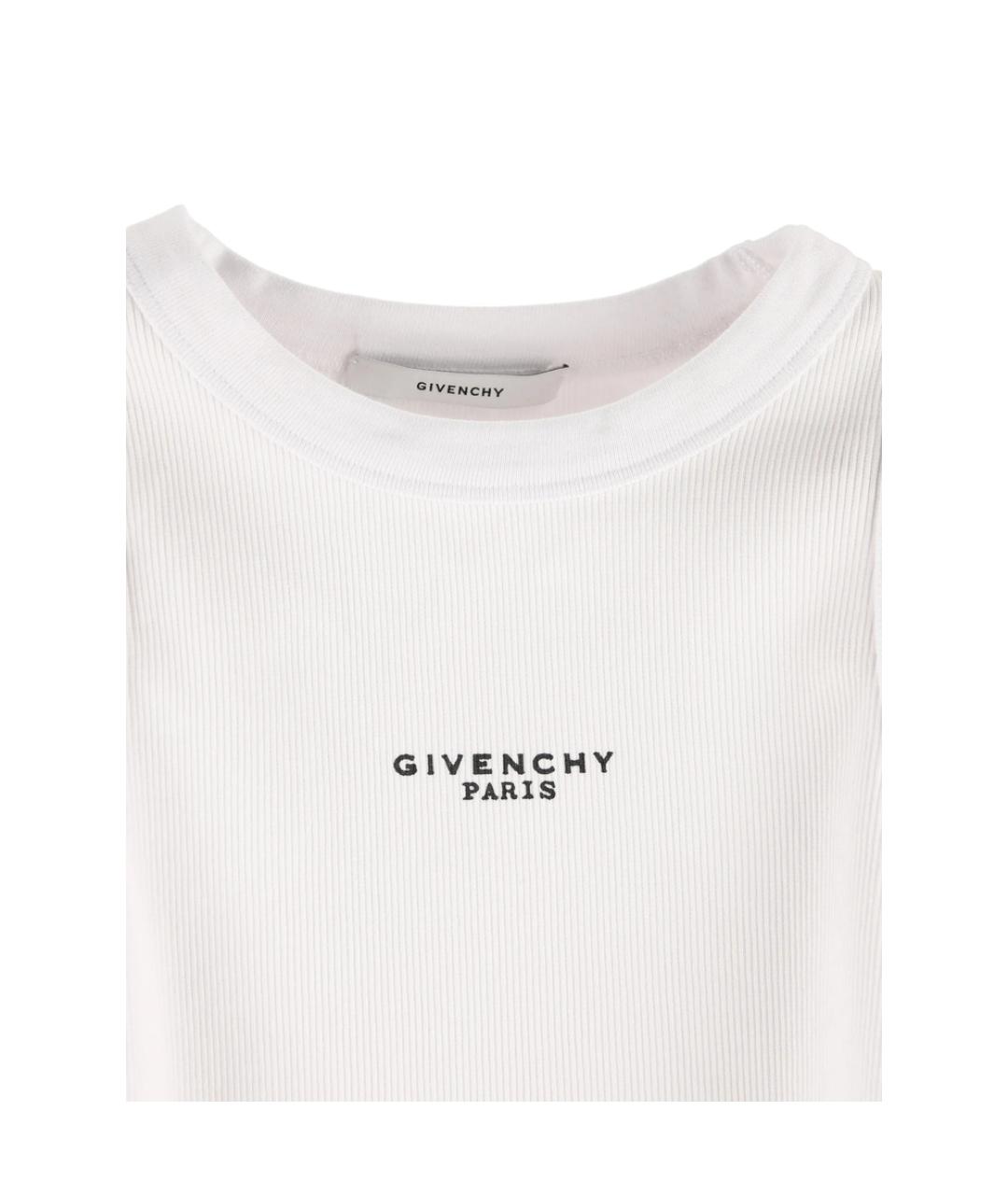 GIVENCHY Белая хлопковая майка, фото 4