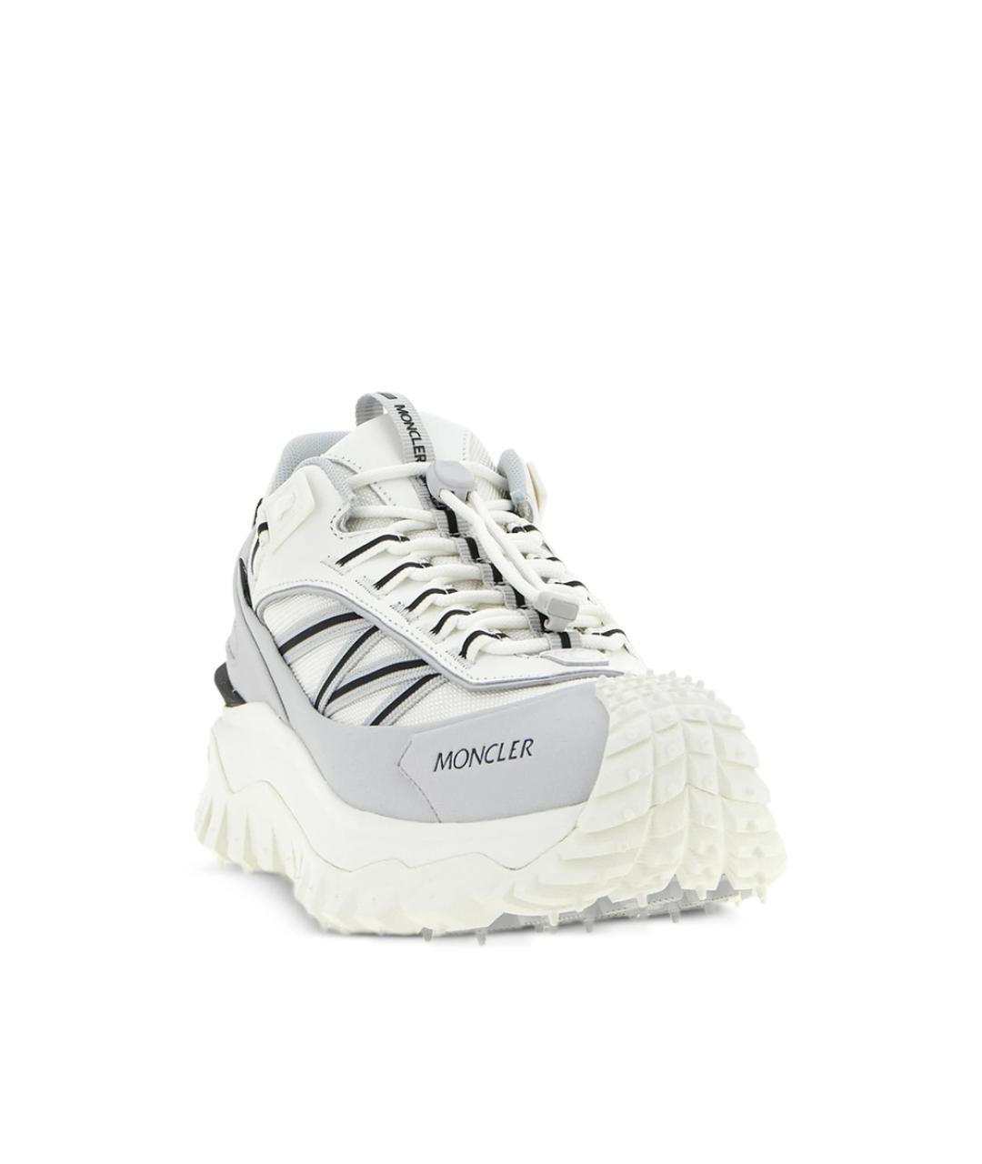 MONCLER Мульти текстильные низкие кроссовки / кеды, фото 2