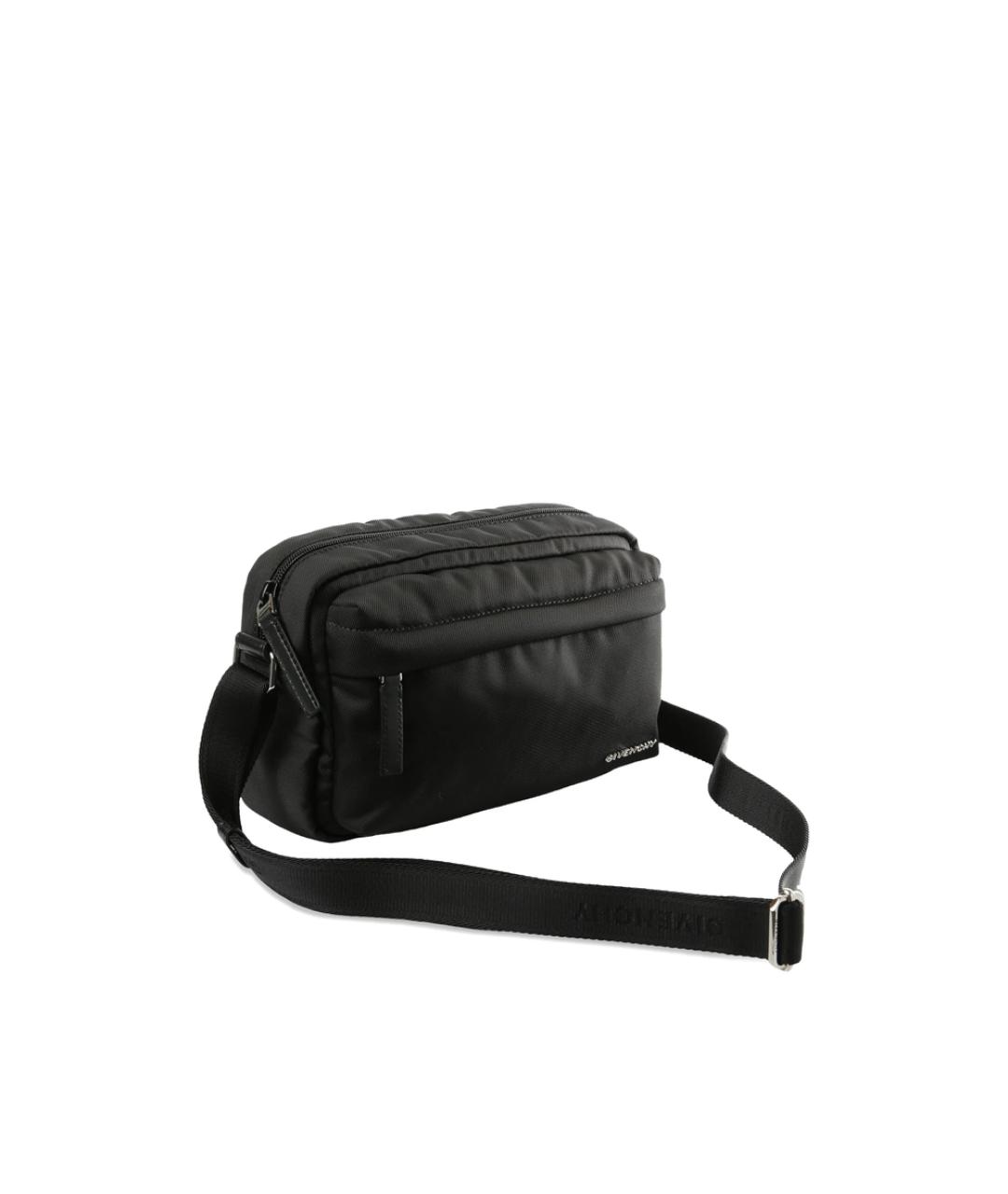 GIVENCHY Черная тканевая сумка на плечо, фото 3