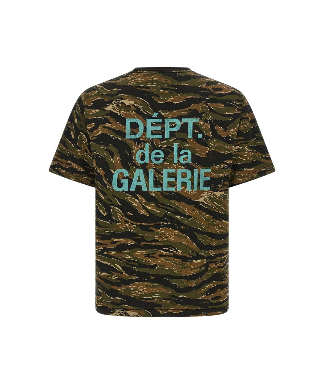 Gallery Dept Зеленая хлопковая футболка, фото 2