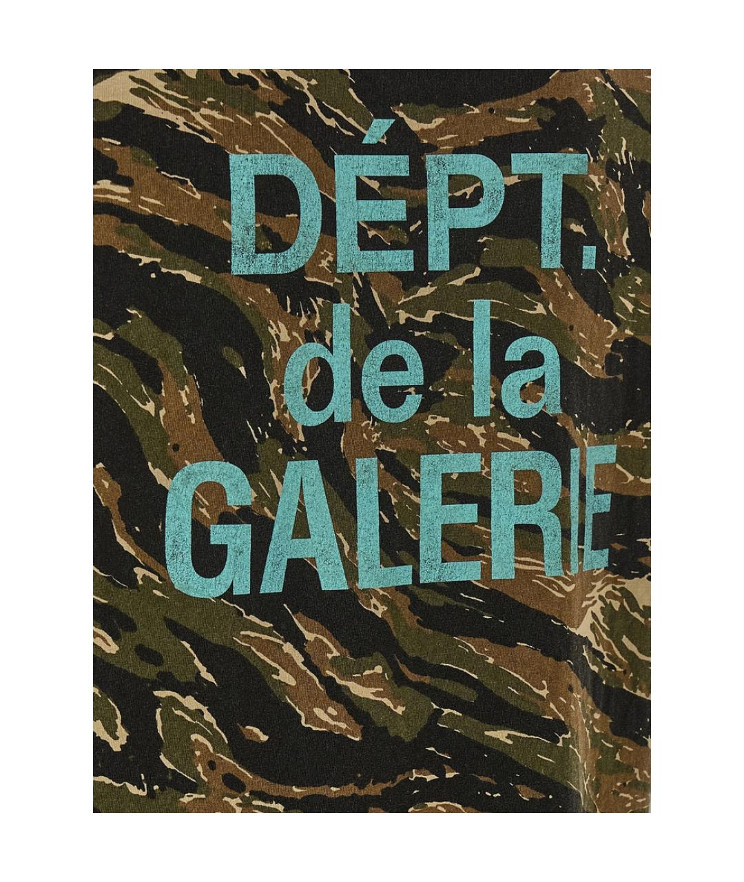 Gallery Dept Зеленая хлопковая футболка, фото 3