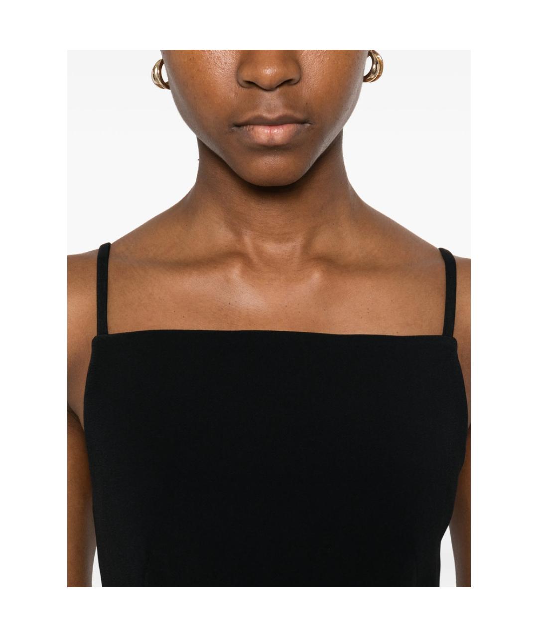 GIVENCHY Черное вискозное коктейльное платье, фото 4