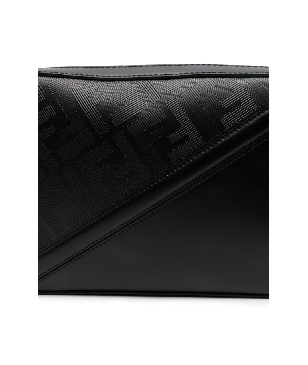 FENDI Черная кожаная сумка на плечо, фото 4