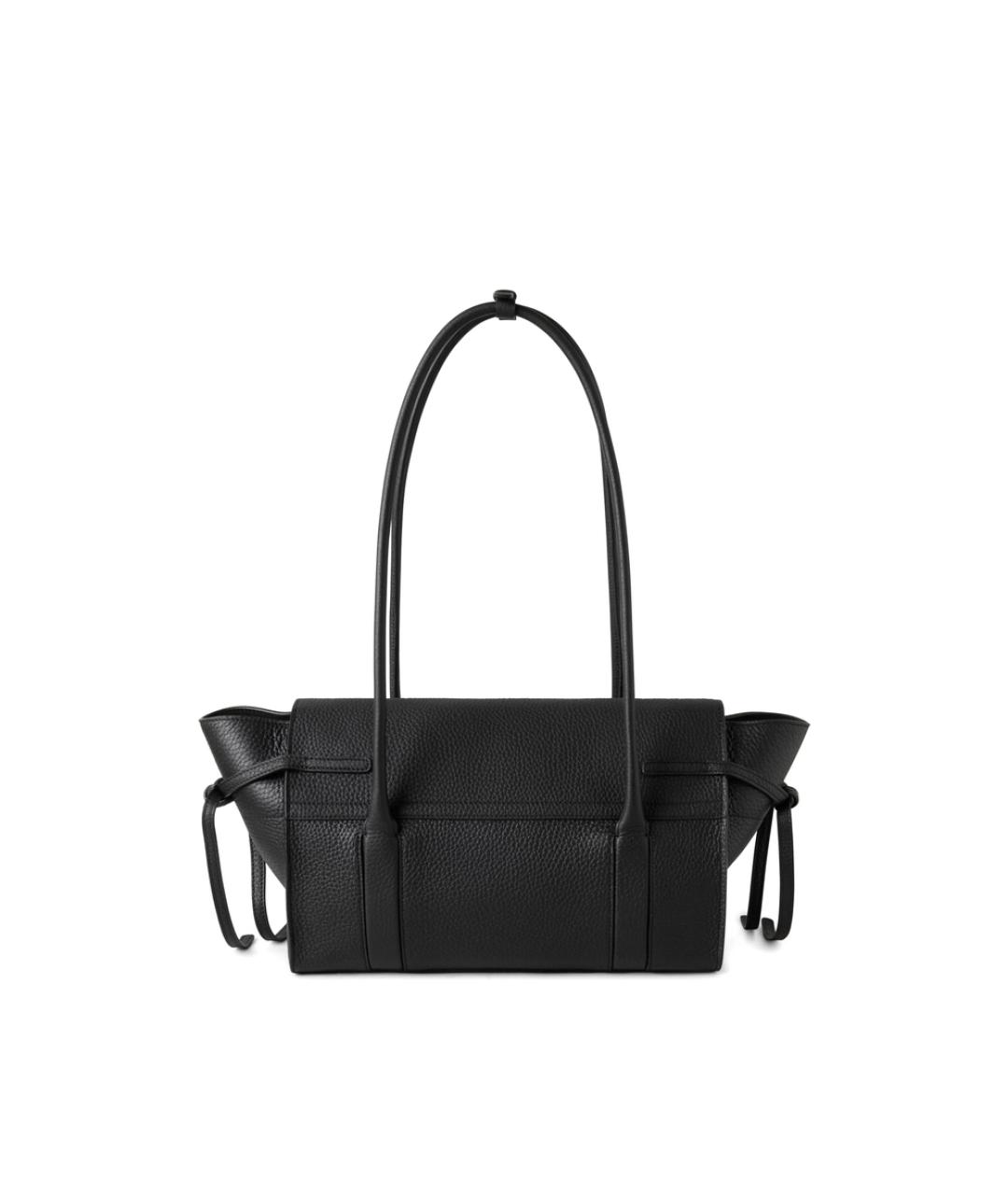 MULBERRY Черная кожаная сумка тоут, фото 4