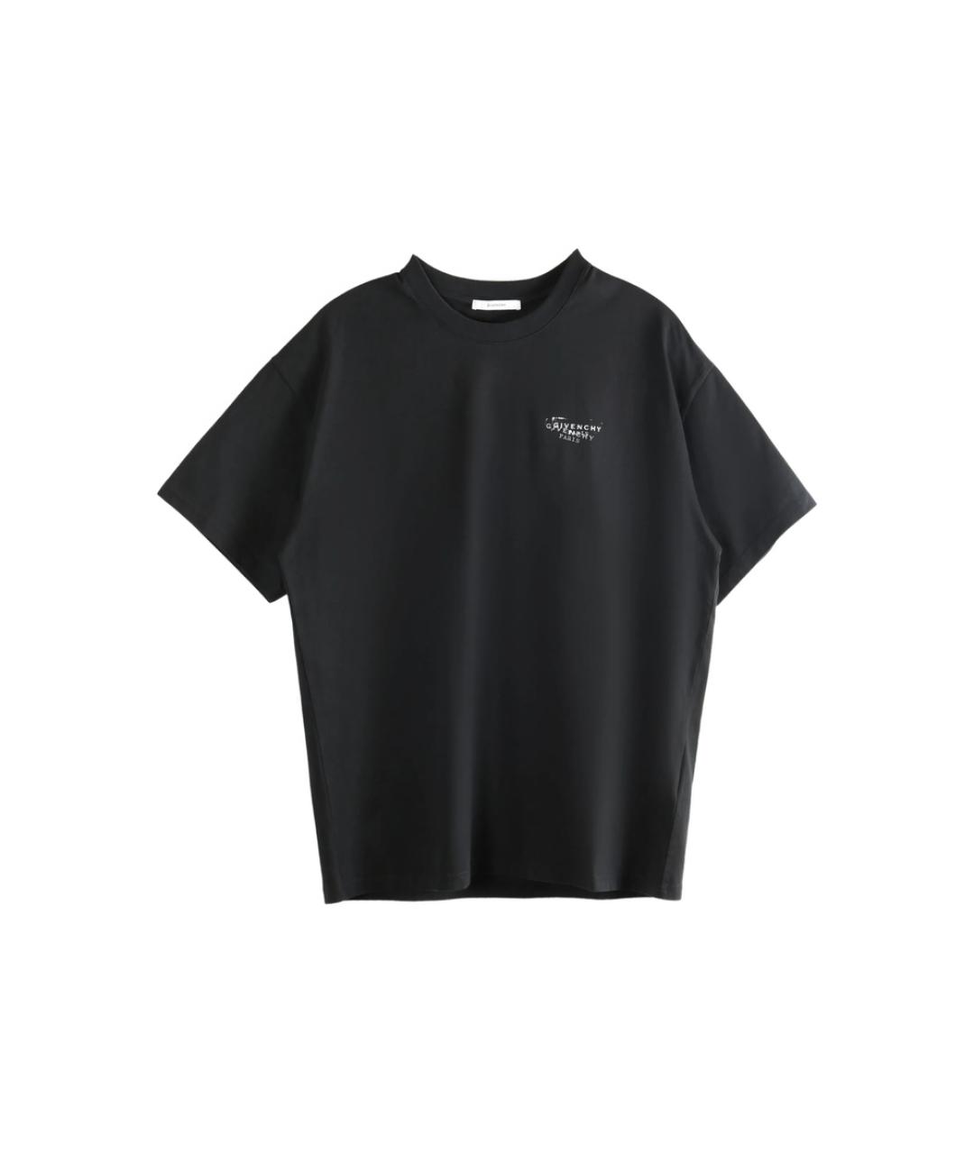 GIVENCHY Черная хлопковая футболка, фото 1