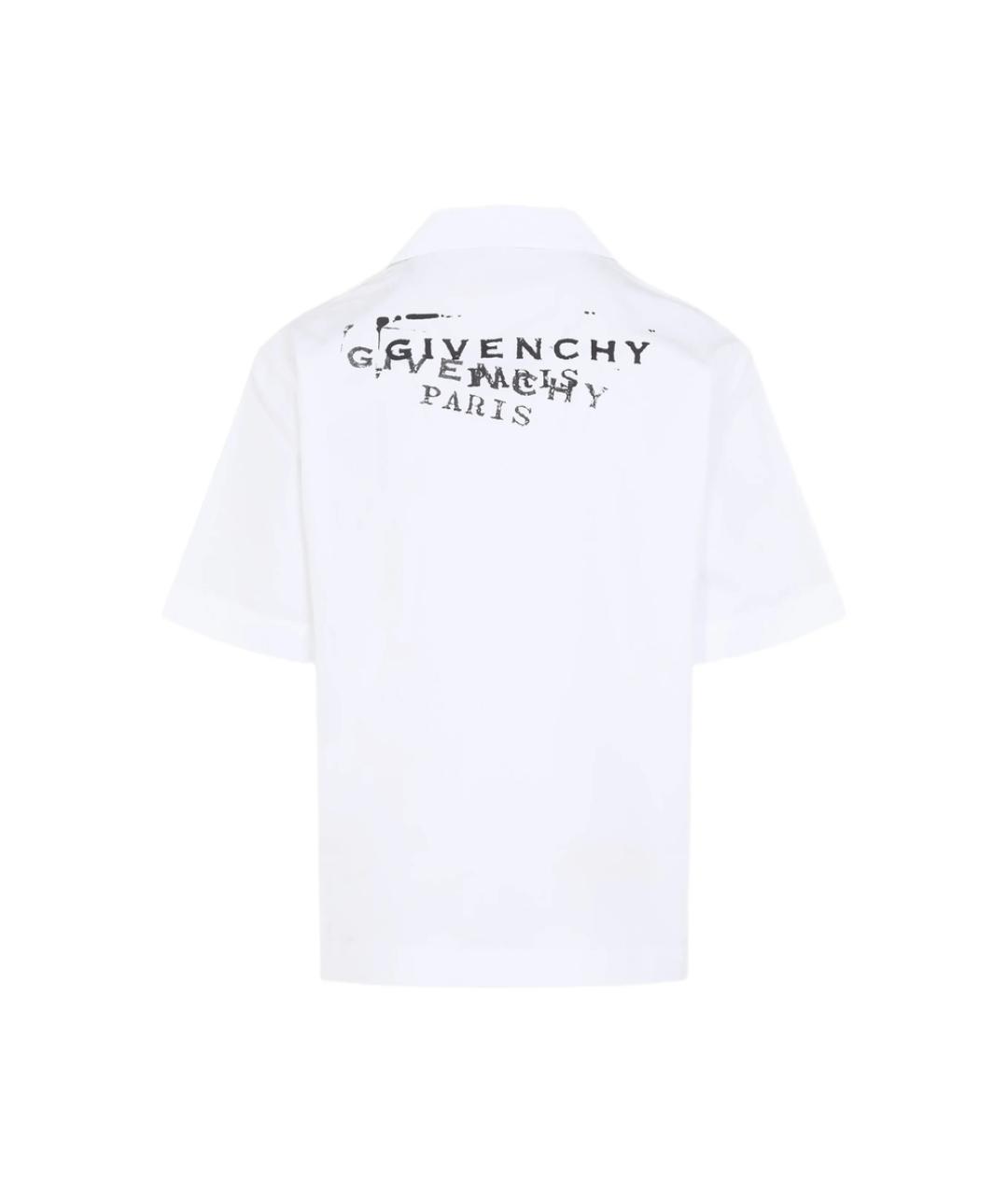 GIVENCHY Белая хлопковая классическая рубашка, фото 2