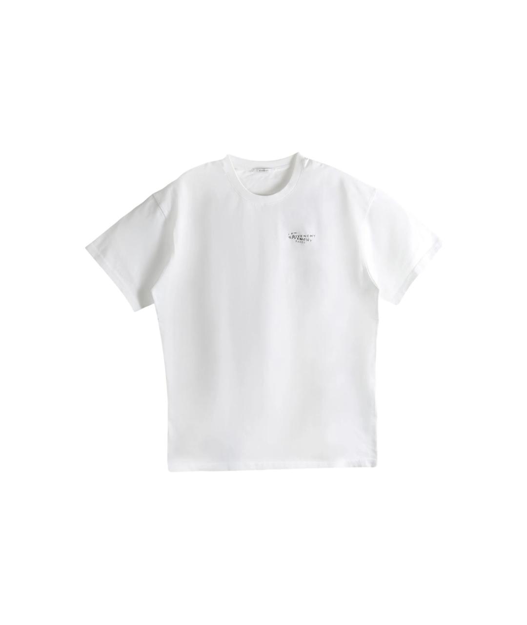 GIVENCHY Белая хлопковая футболка, фото 1