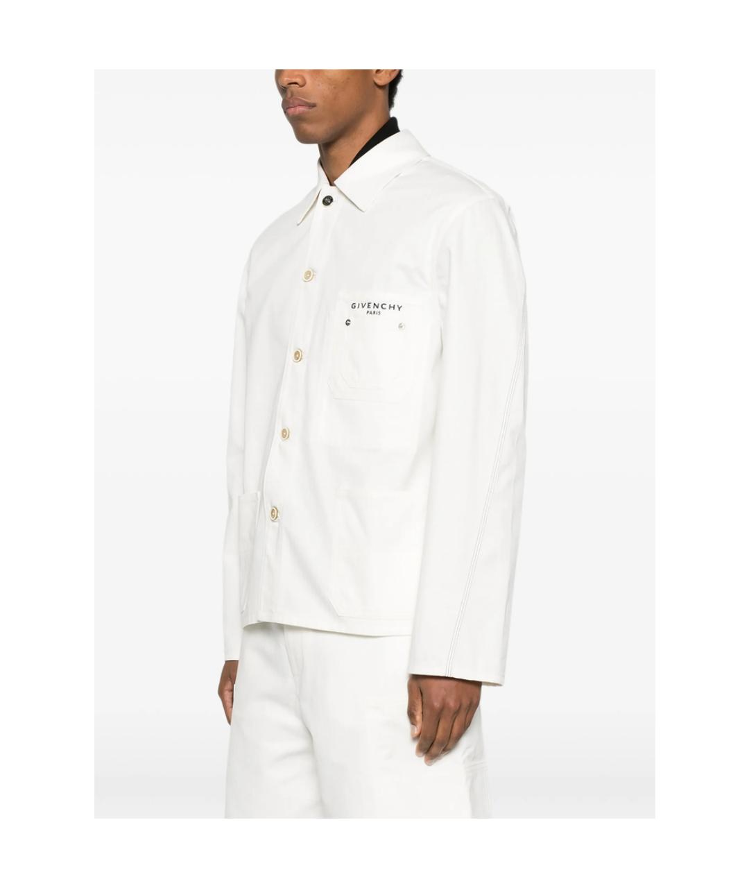 GIVENCHY Белая хлопковая куртка, фото 5